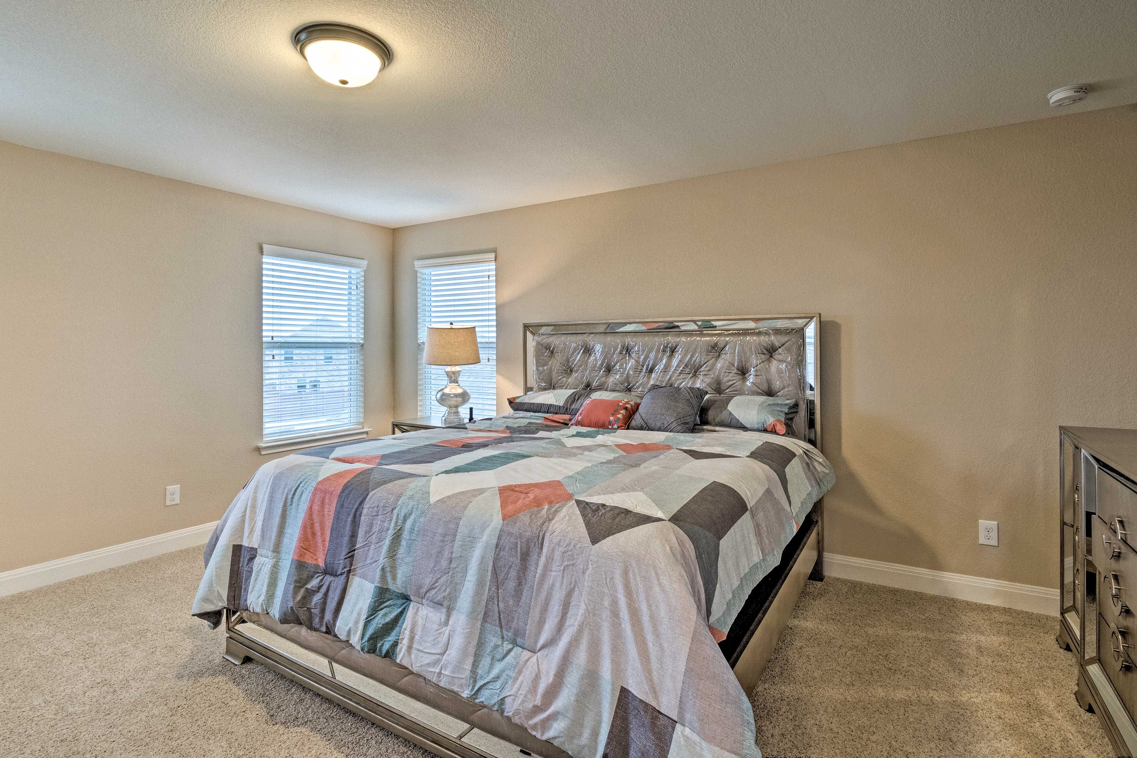 Bedroom 1 | California King Bed | Linens Provided