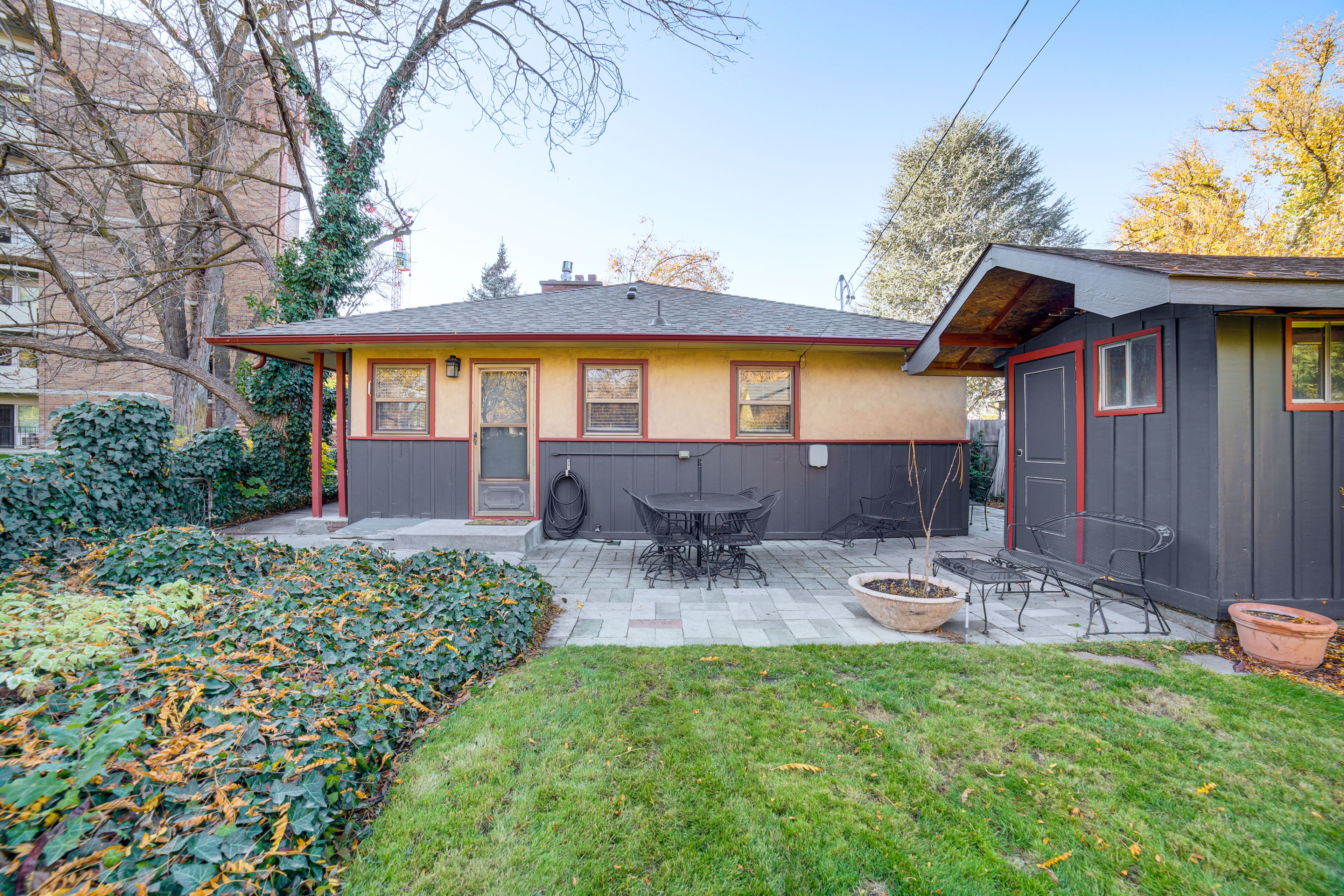 Fenced Backyard | Outdoor Dining & Seating | Grill