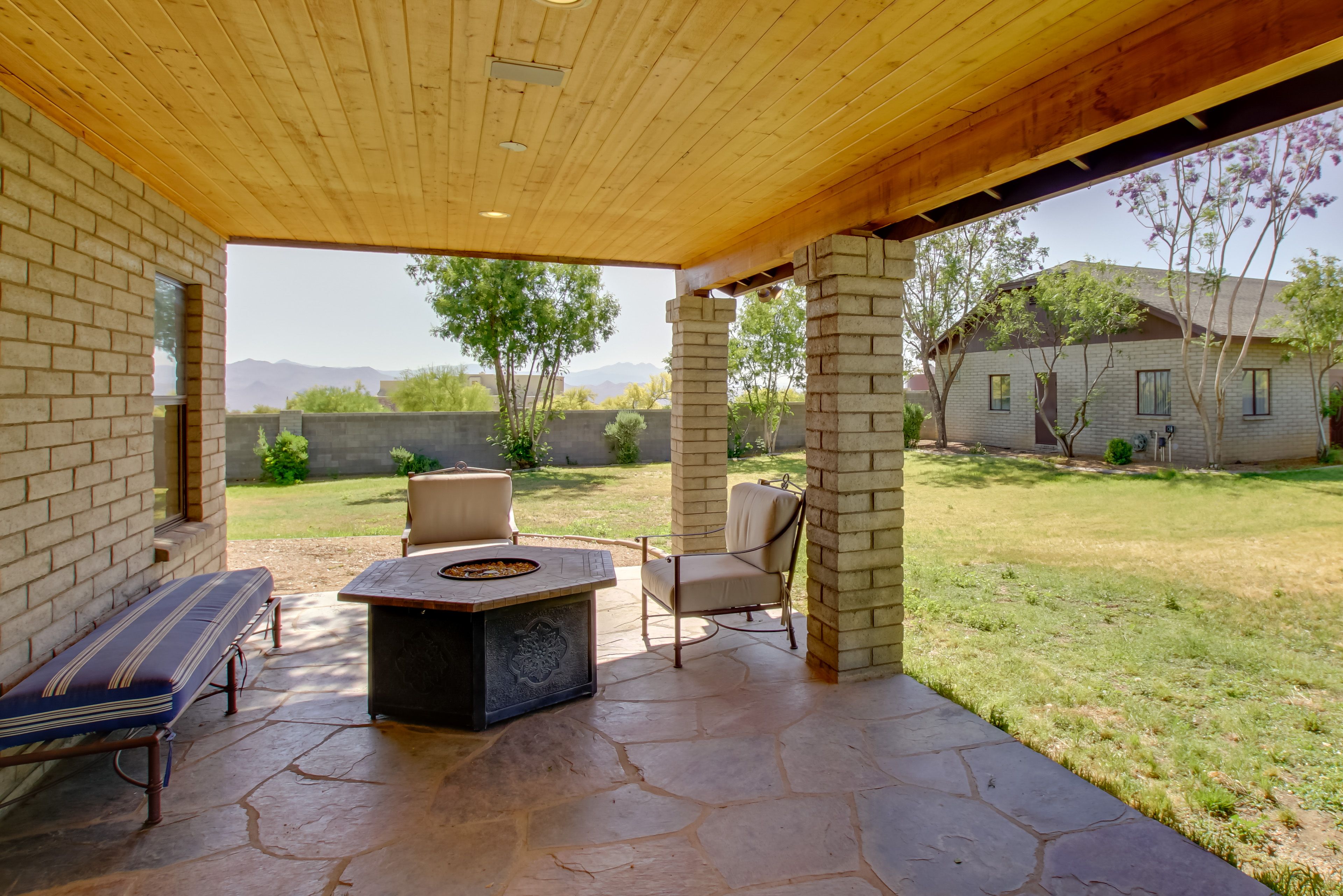 Covered Patio | Fire Pit