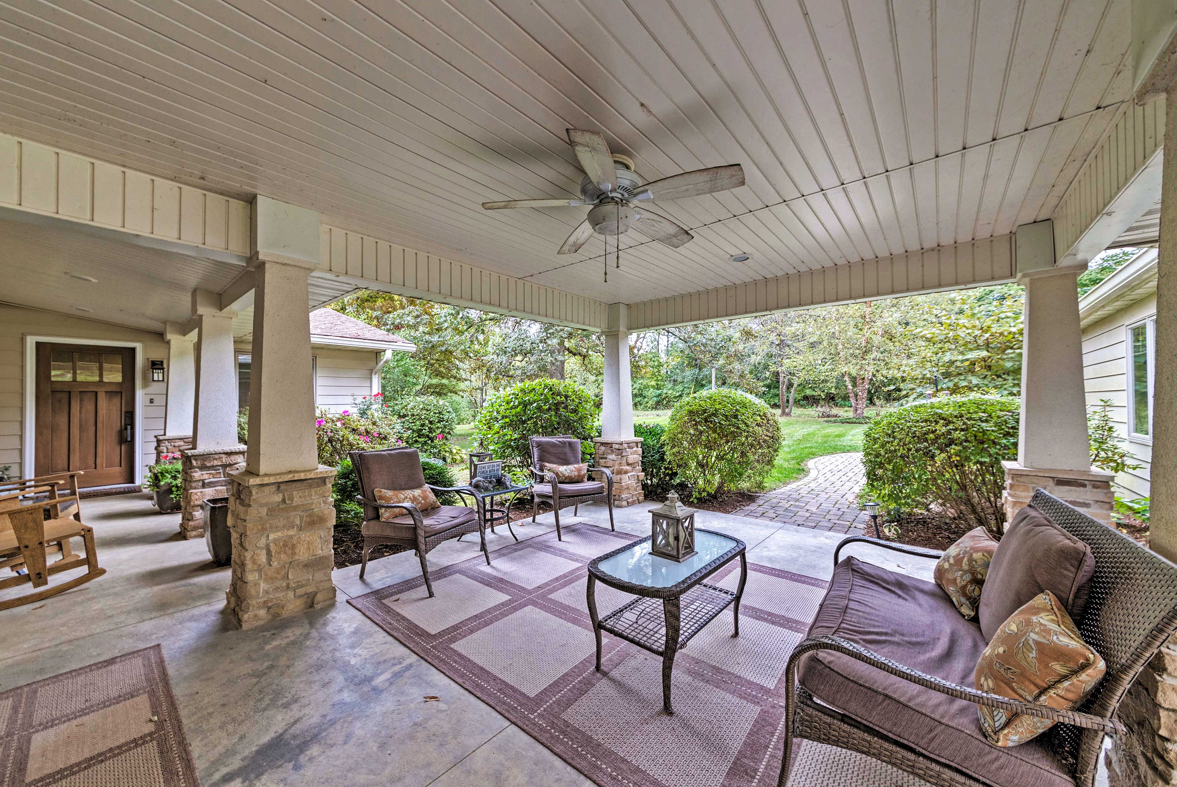 Covered Front Porch
