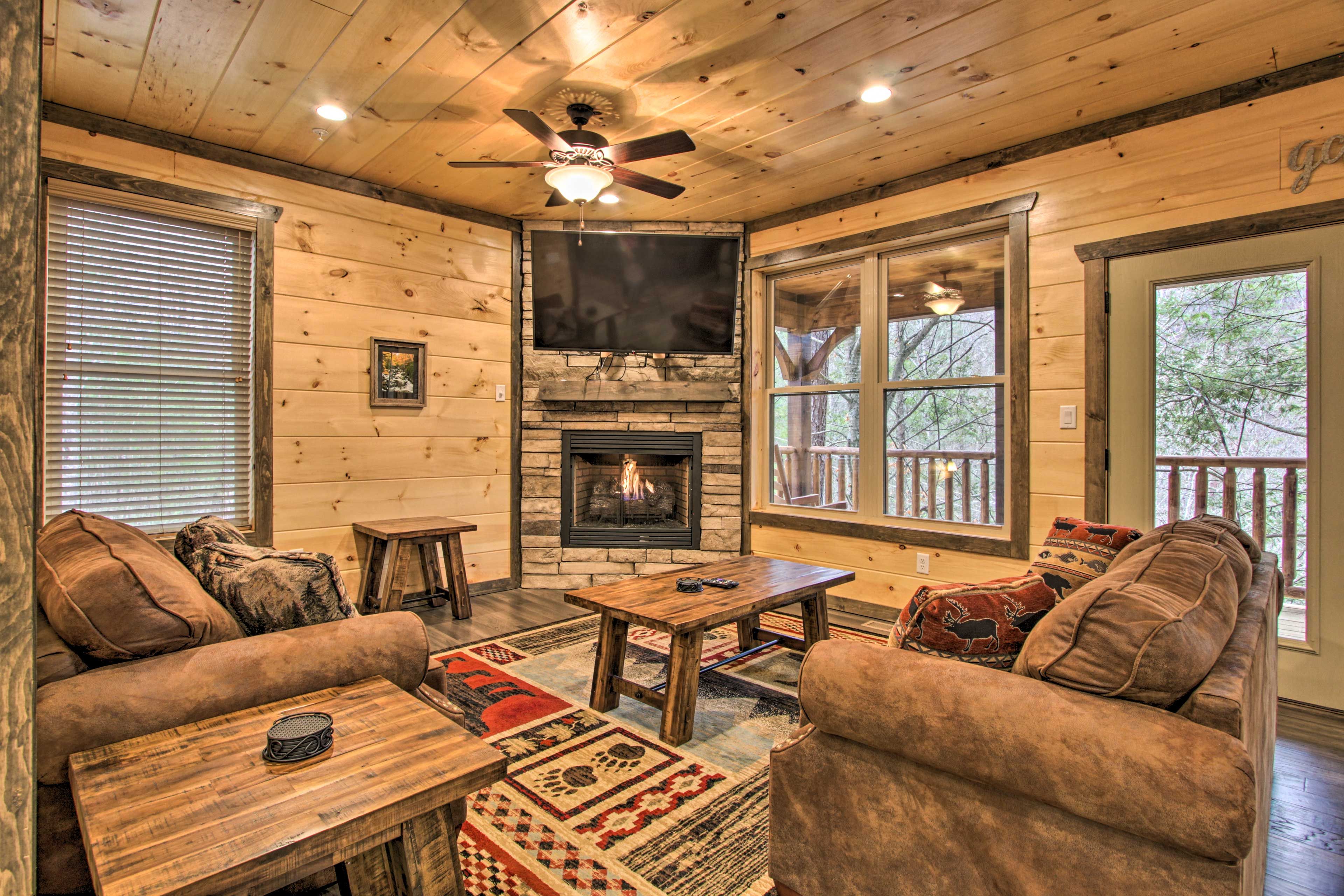 Gatlinburg Vacation Rental | 5BR | 5.5BA | Stairs Required | 3,000 Sq Ft