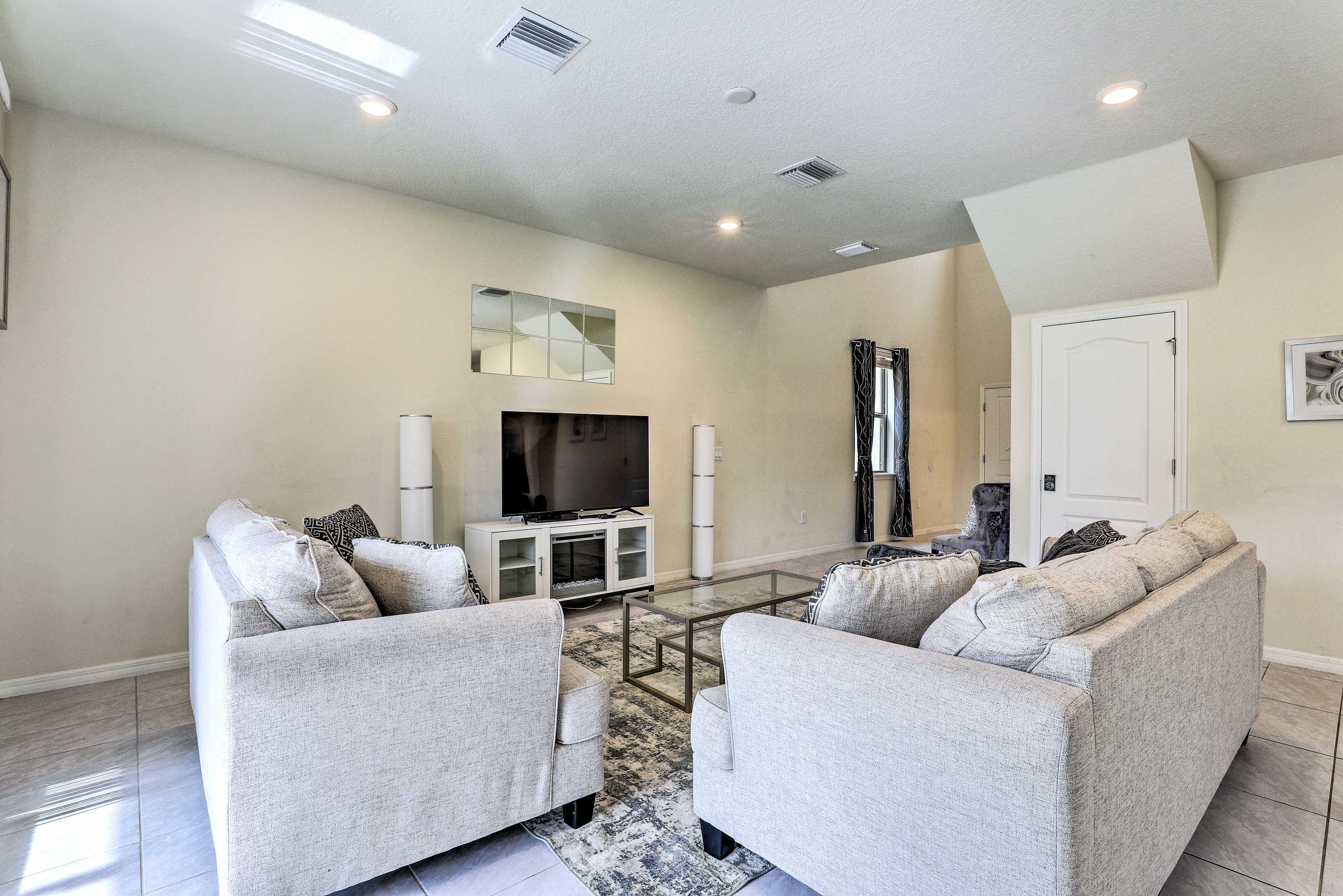 After a day on your feet, feel free to prop them up in front of the flat screen.