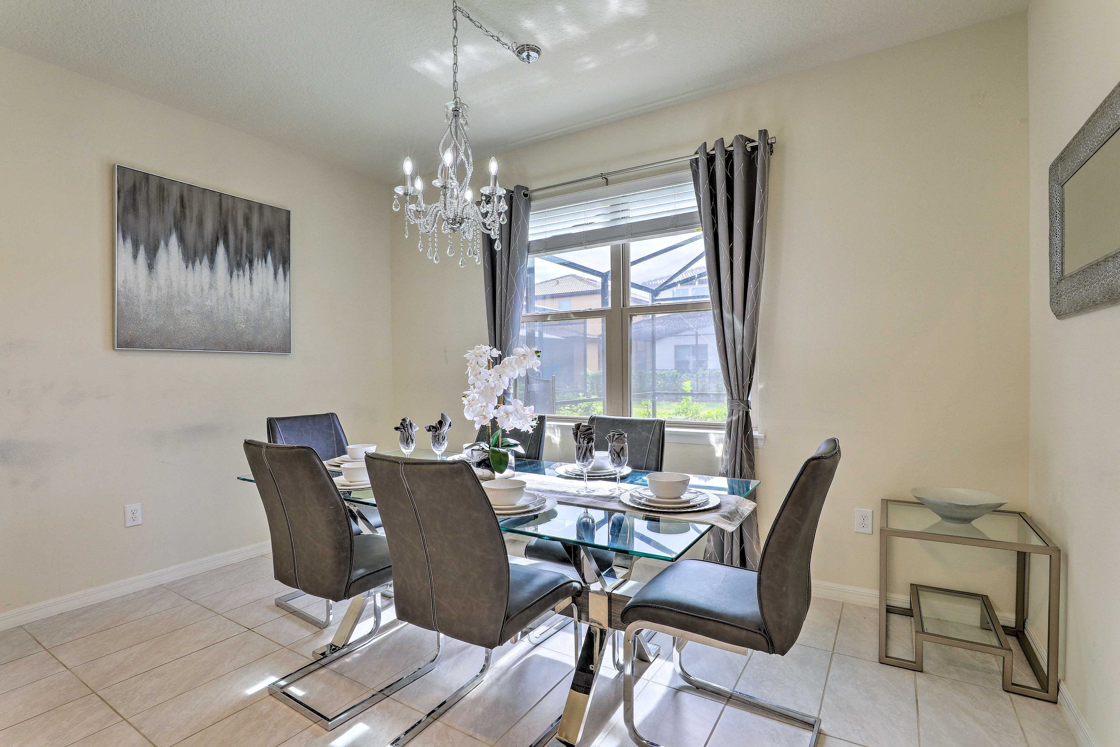 Celebrate those special occasions with a homemade meal around the dining table.