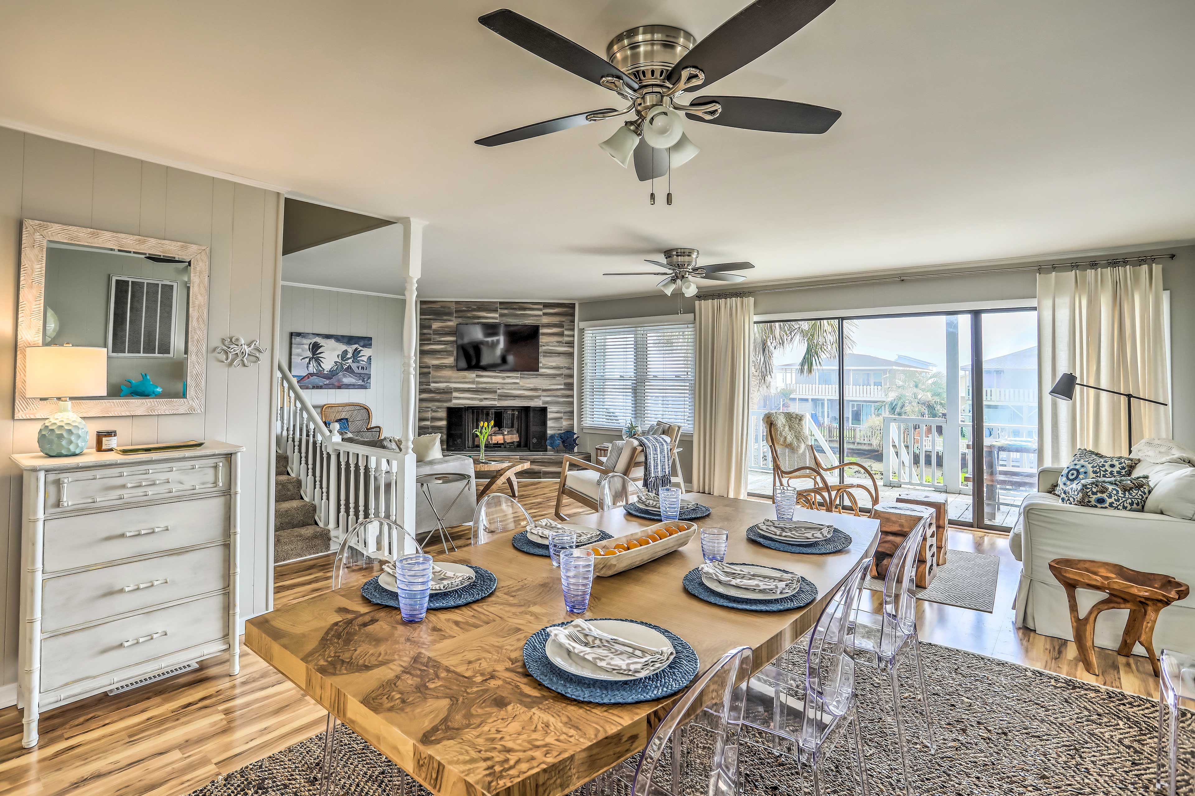 Holden Beach Vacation Rental | 4BR | 3BA | 1,784 Sq Ft | Stairs Required