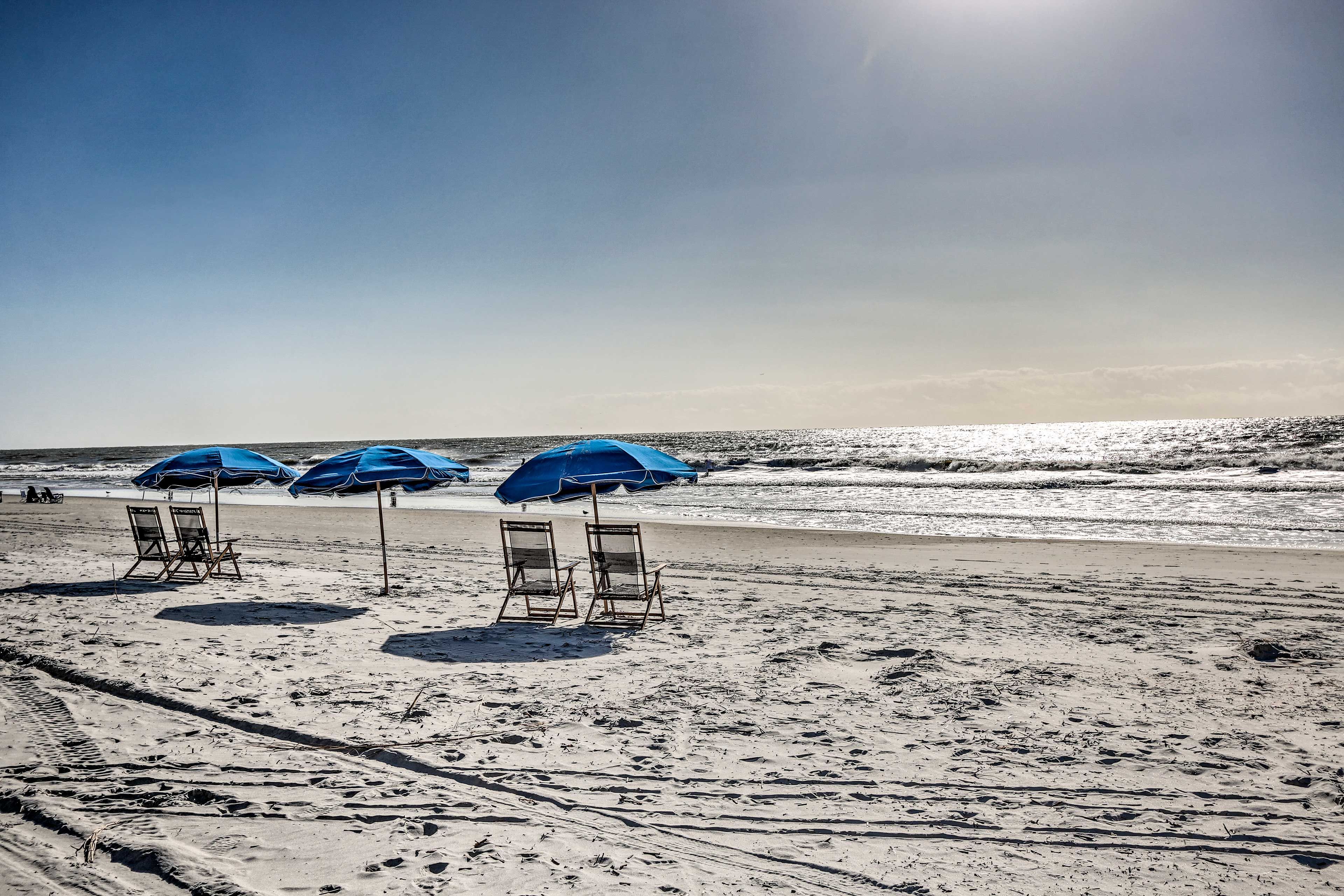 The vacation rental condo boats beach access.