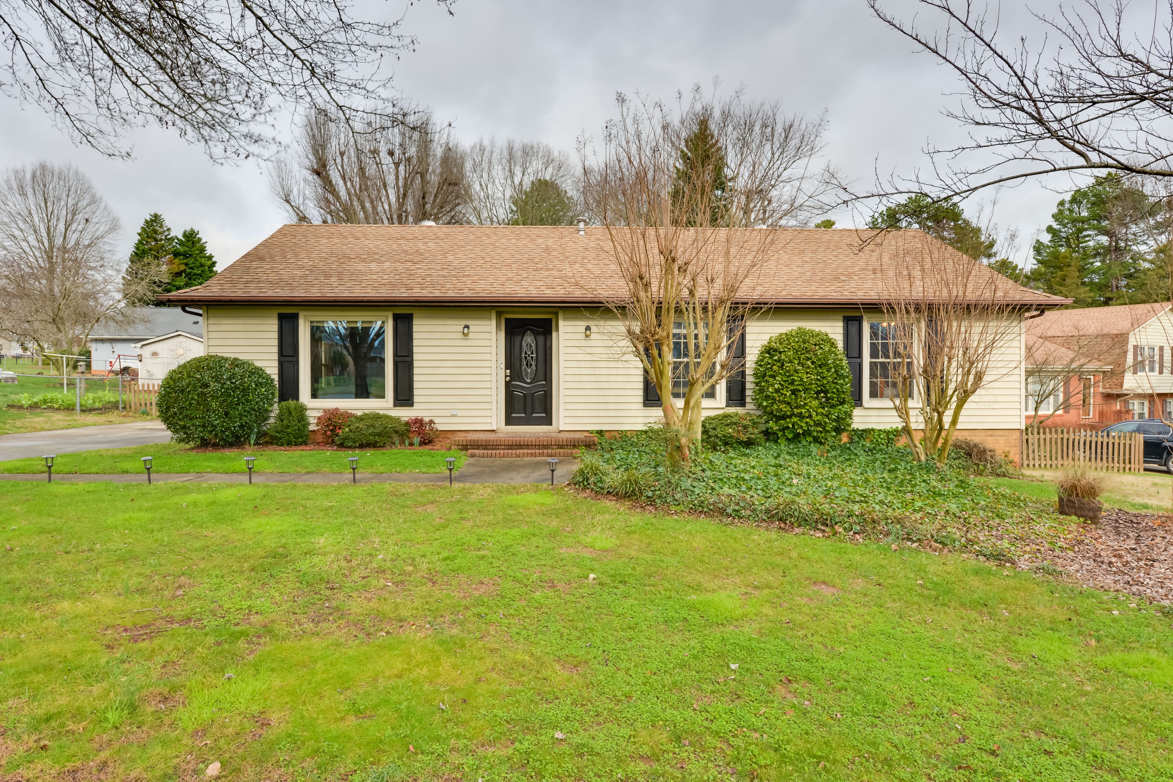 Exterior | Single-Story Home | Walk to Town