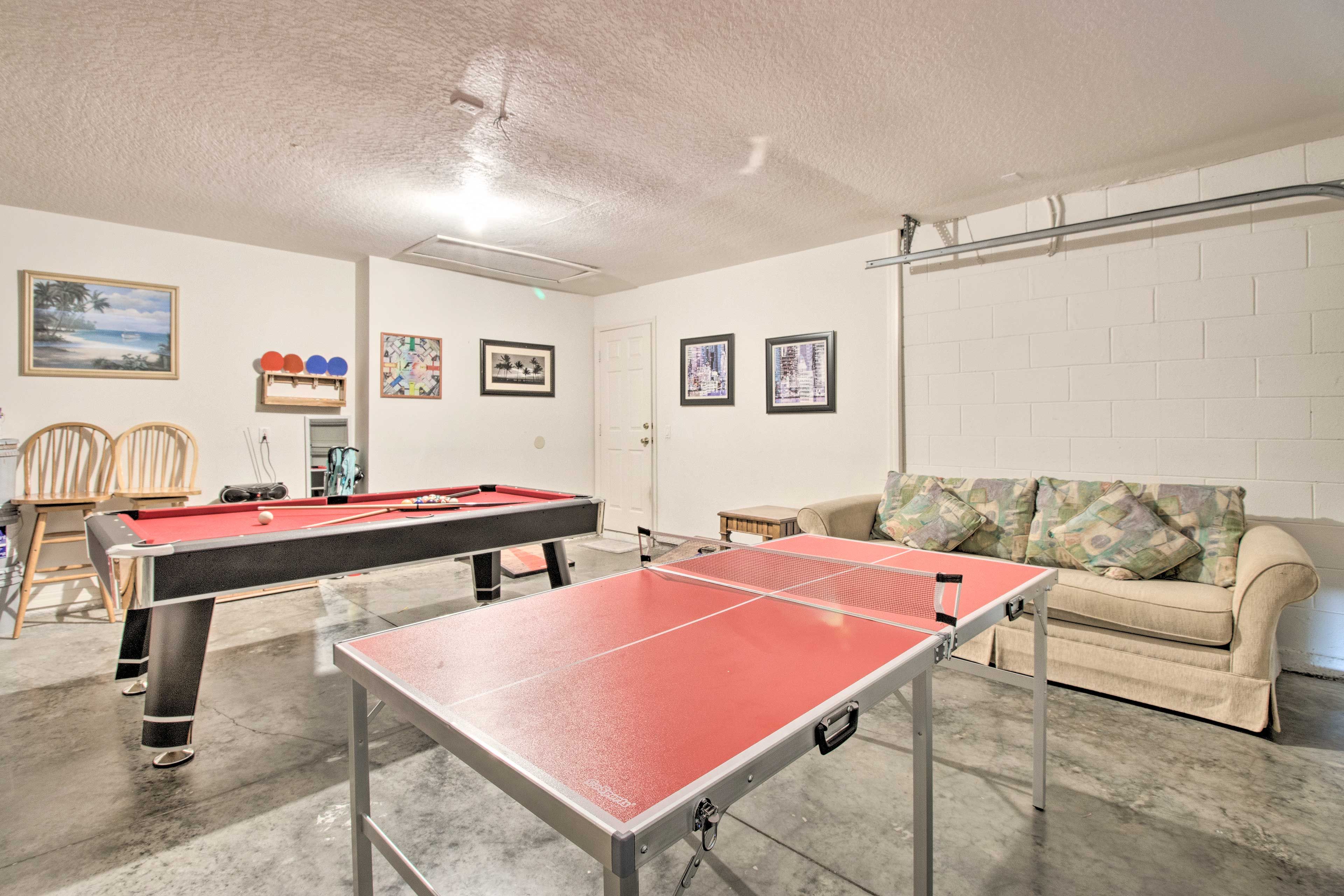 Garage Game Room