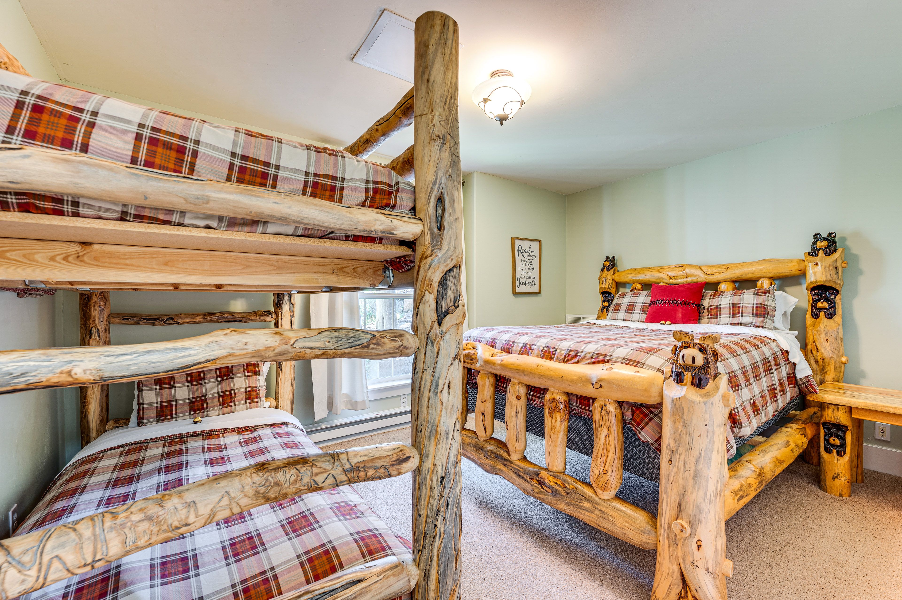 Bedroom 4 | Queen Bed | Twin Bunk Bed | Basement Level