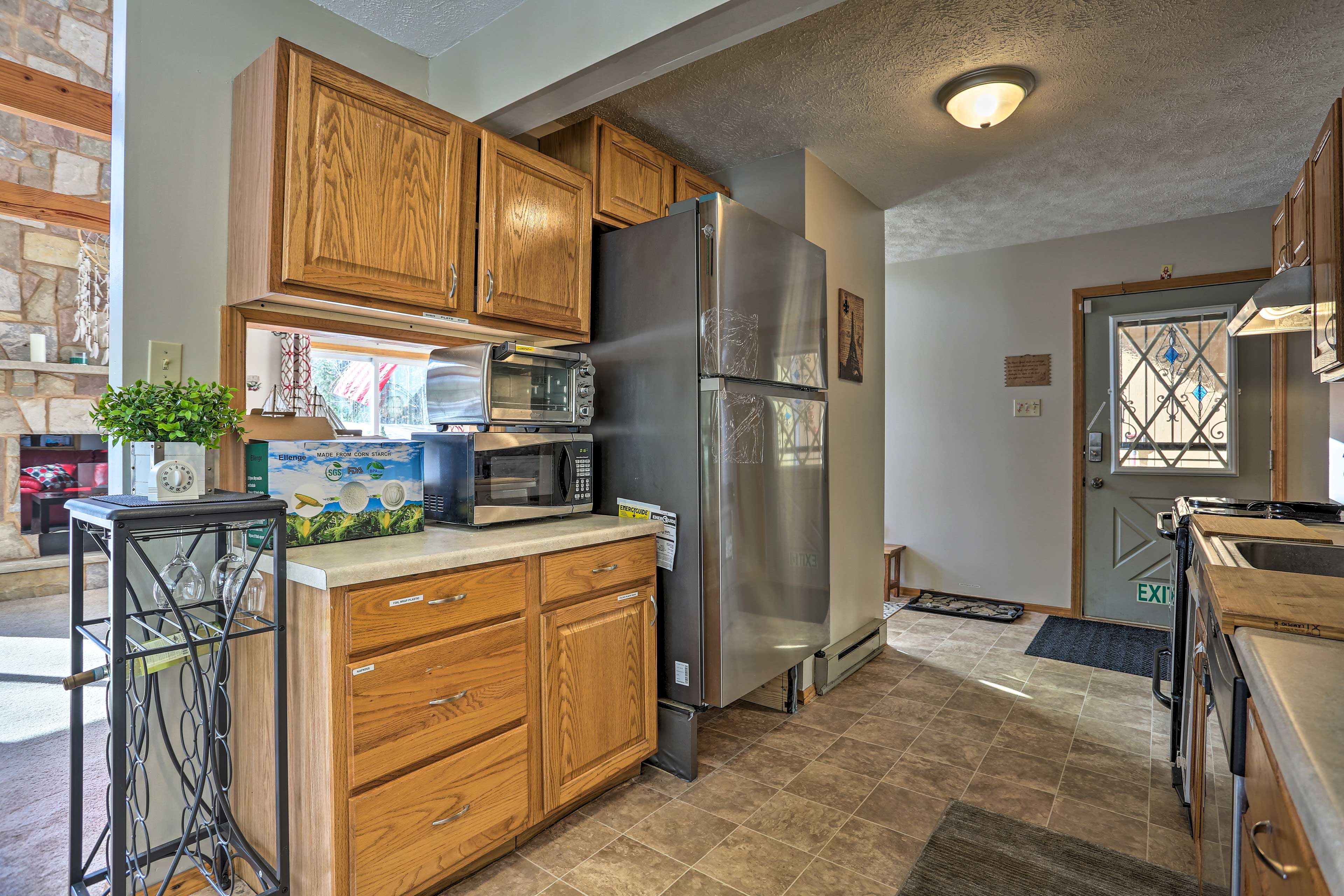 Keep the wine rack stocked during your vacation!
