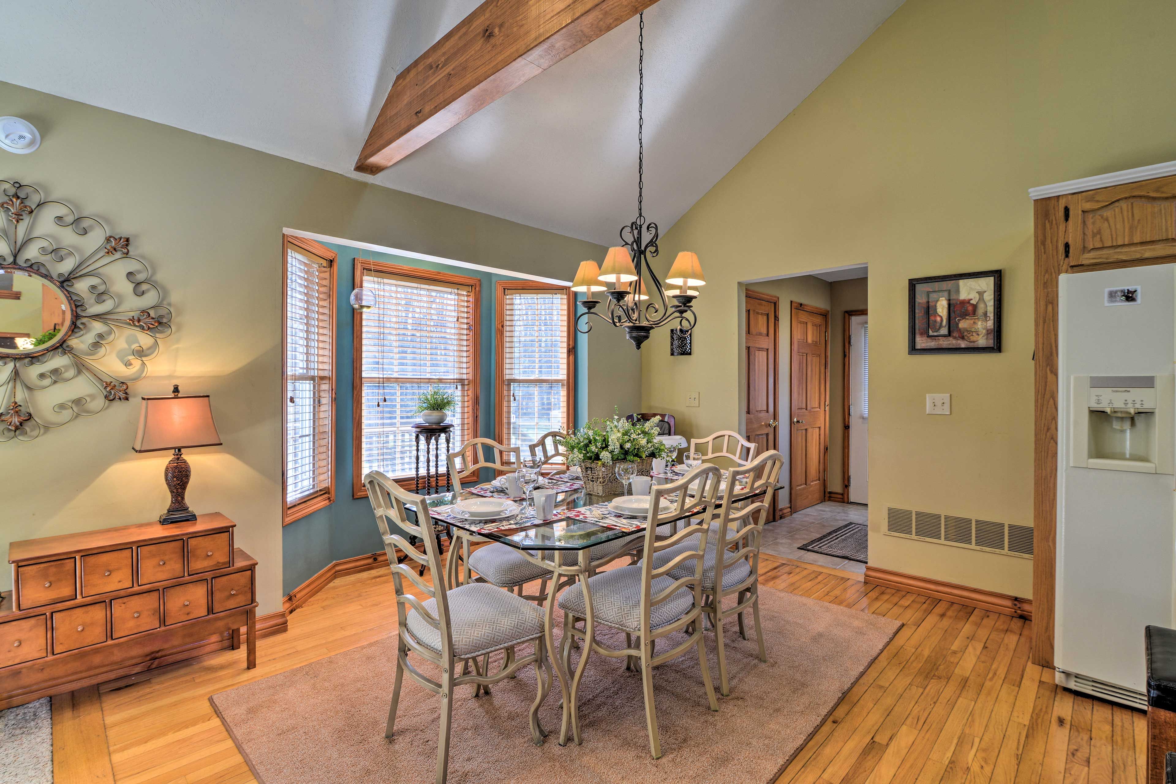 Dining Space | Dishware/Flatware | 1st Floor