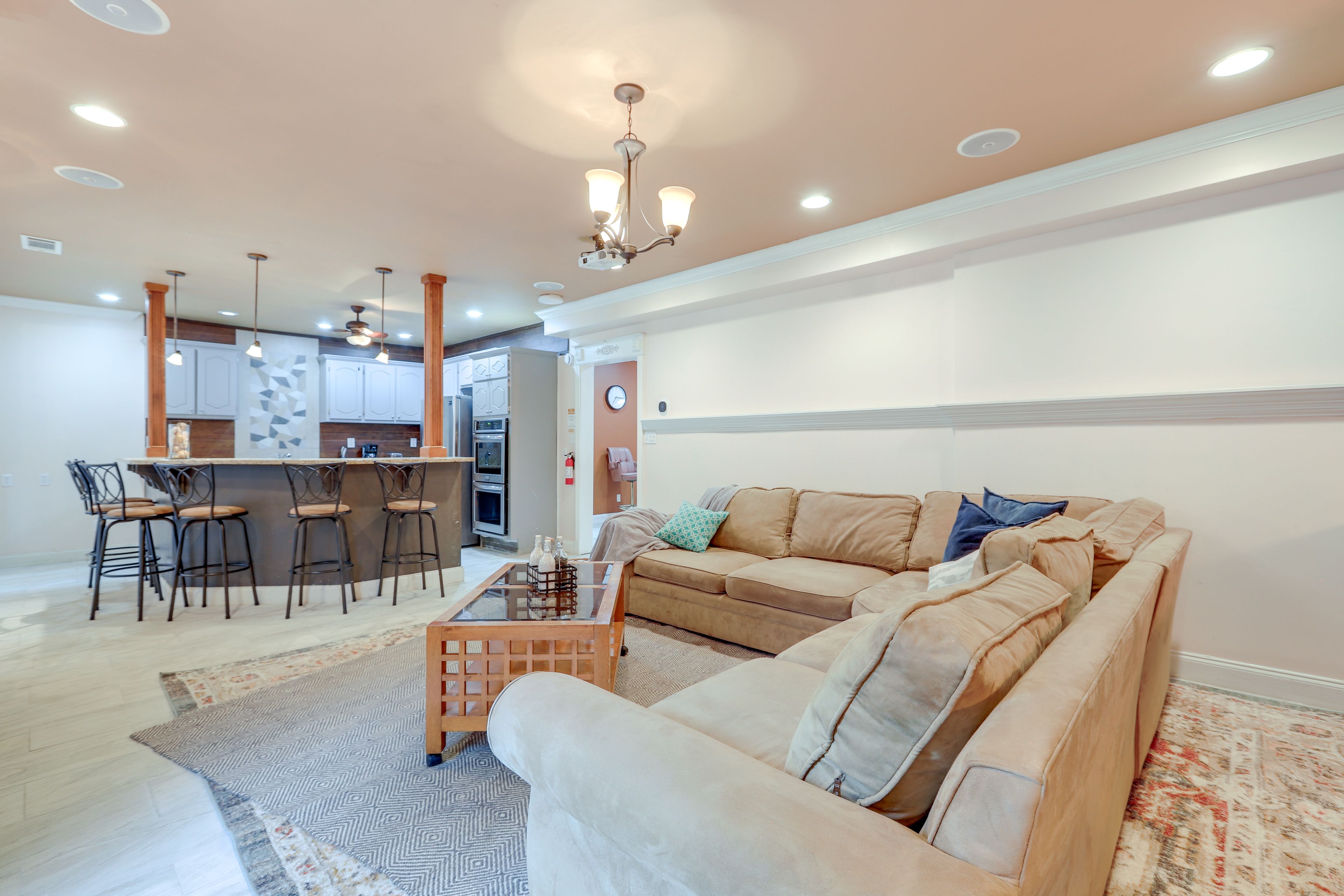 Basement | Addt'l Kitchen | Projector Screen