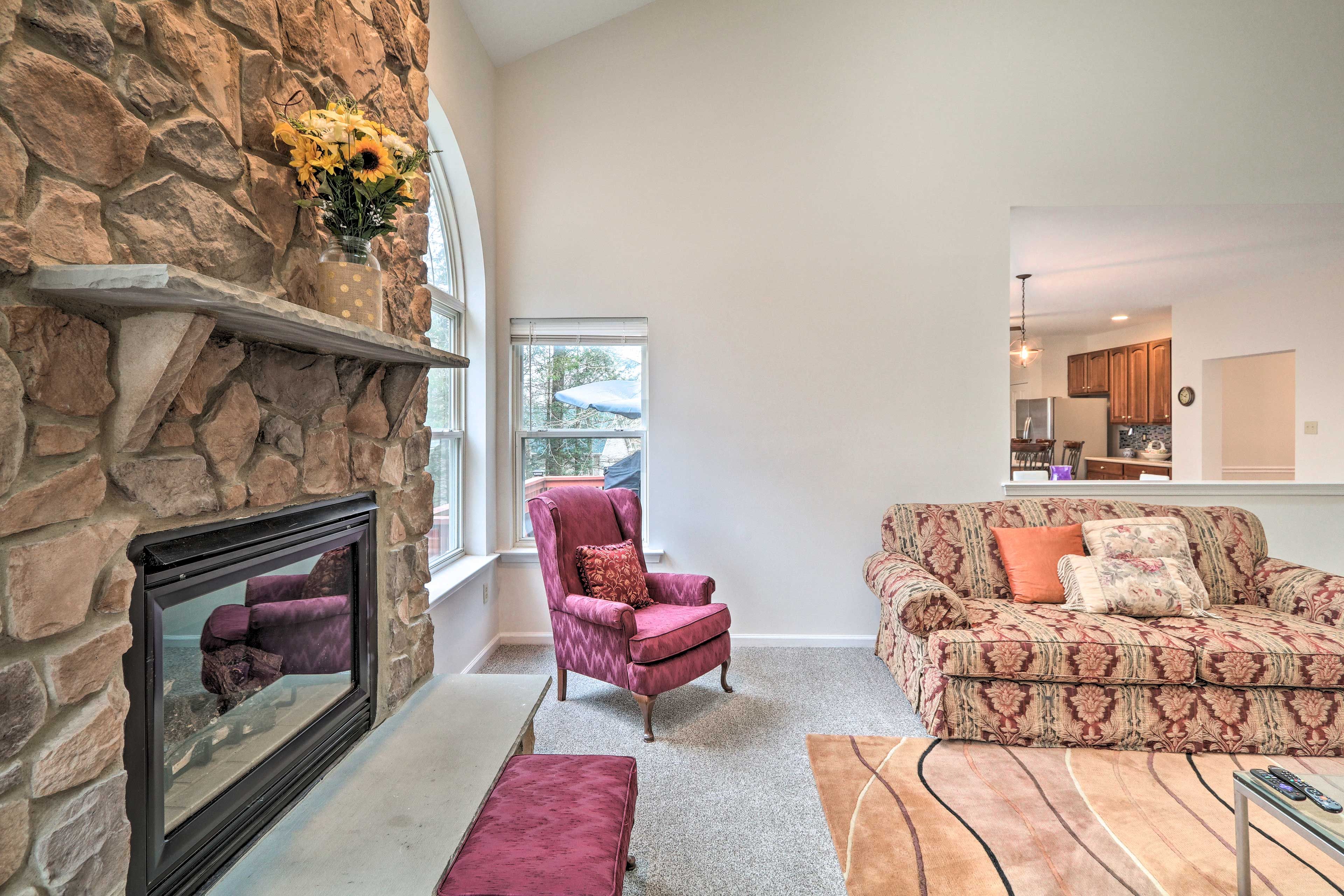 This spot is ideal after a day on the slopes.