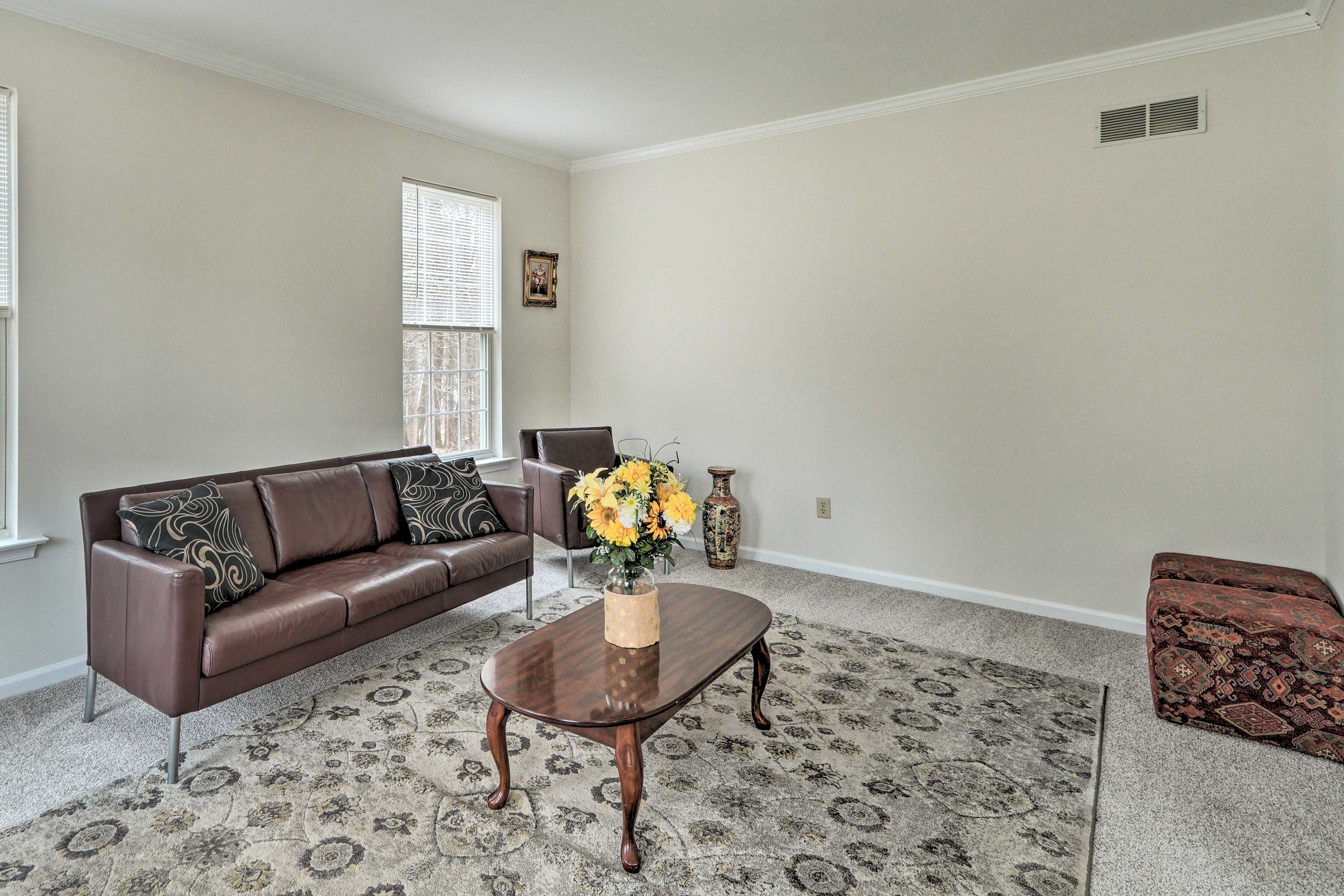 Unwind in the sitting room.