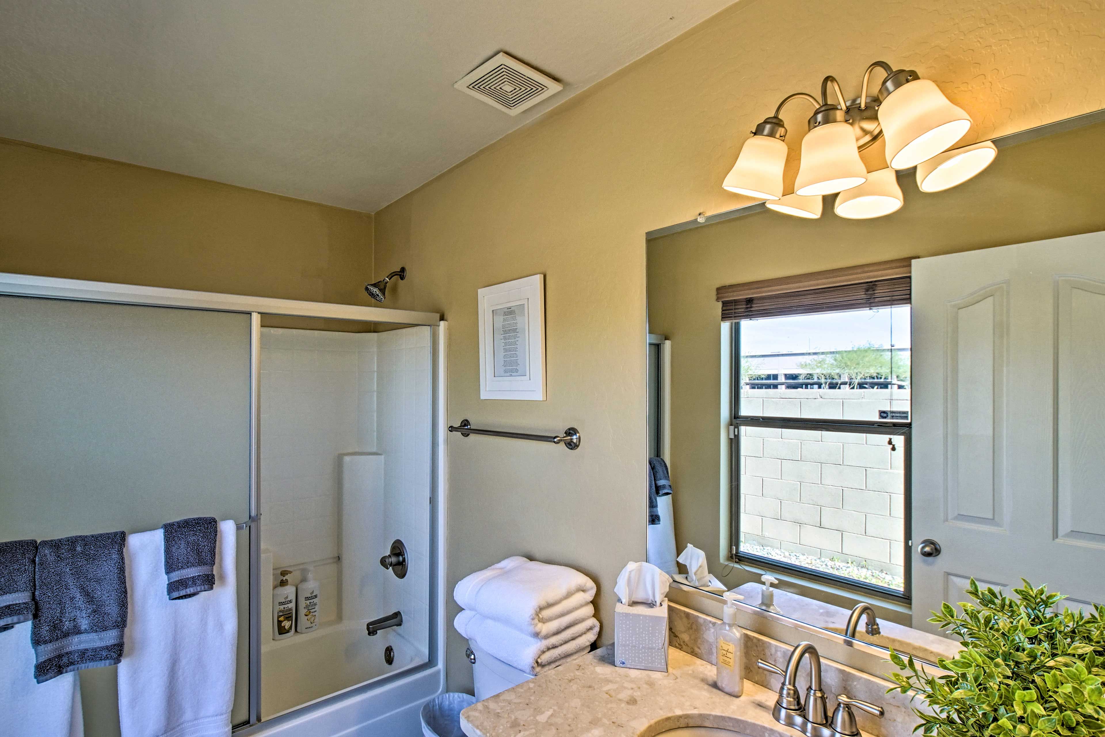 Fresh towels and linens are provided during your stay.