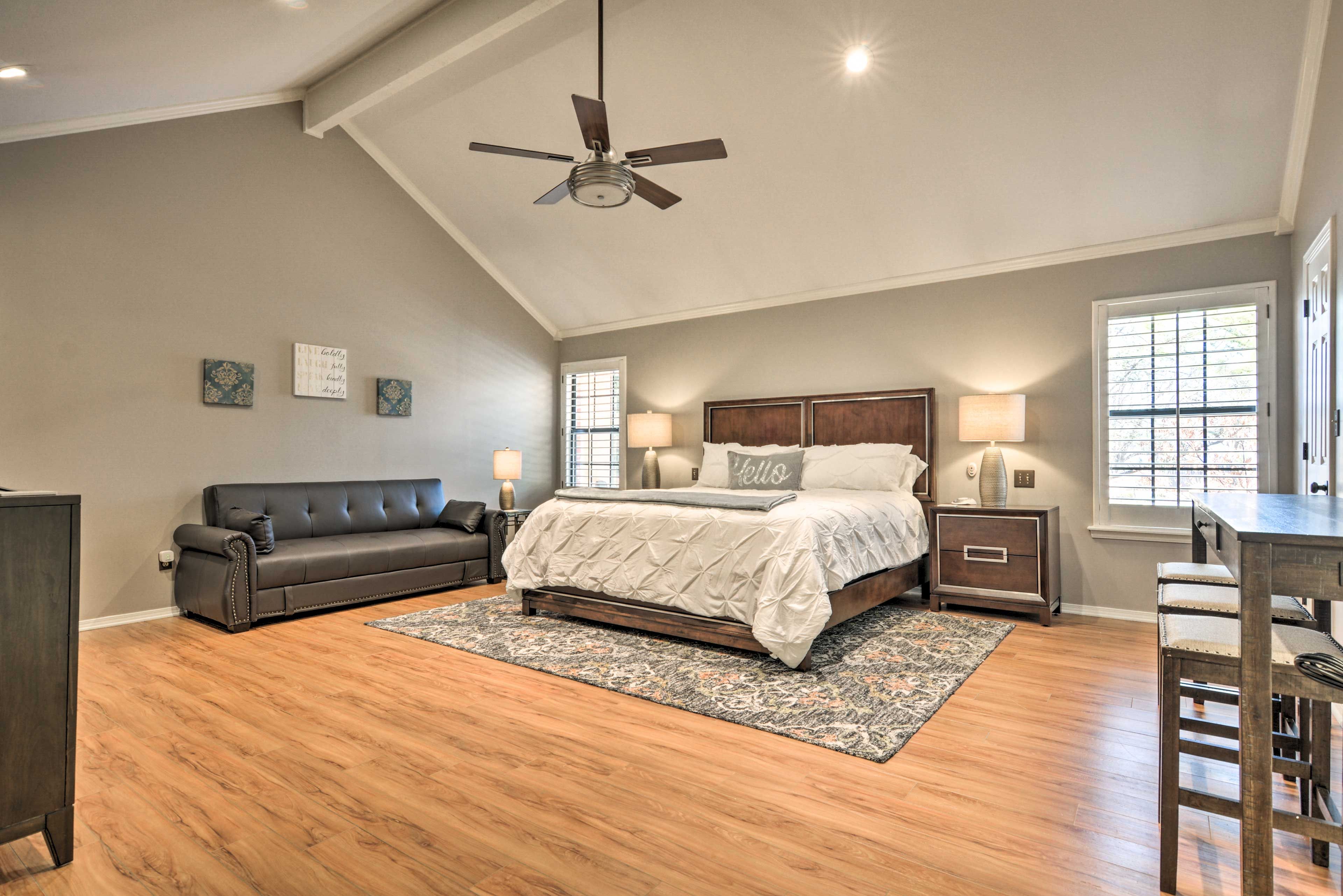 Bedroom 1 | King Bed | Sleeper Sofa