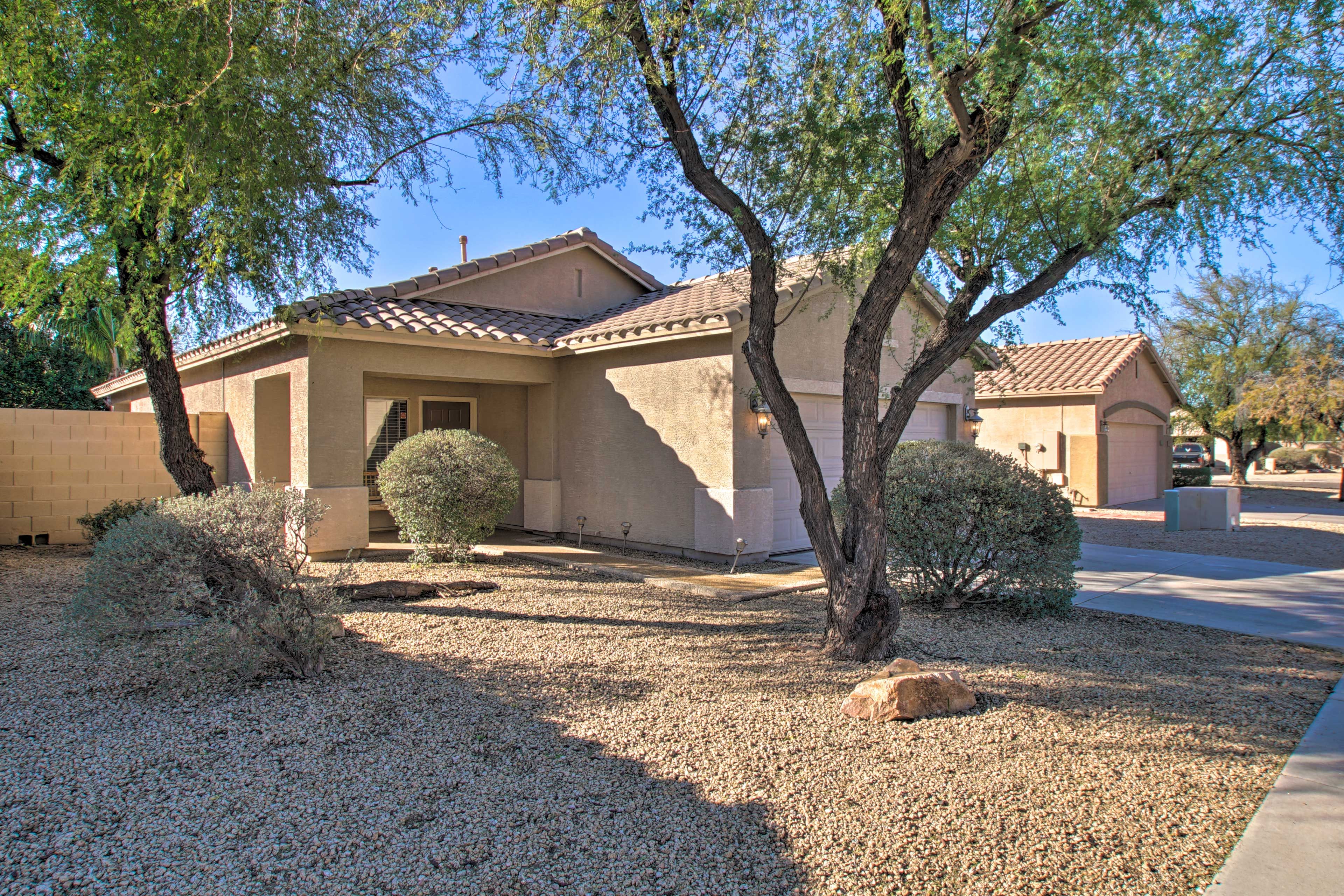 Golfing can be reached just 2 miles from this home.