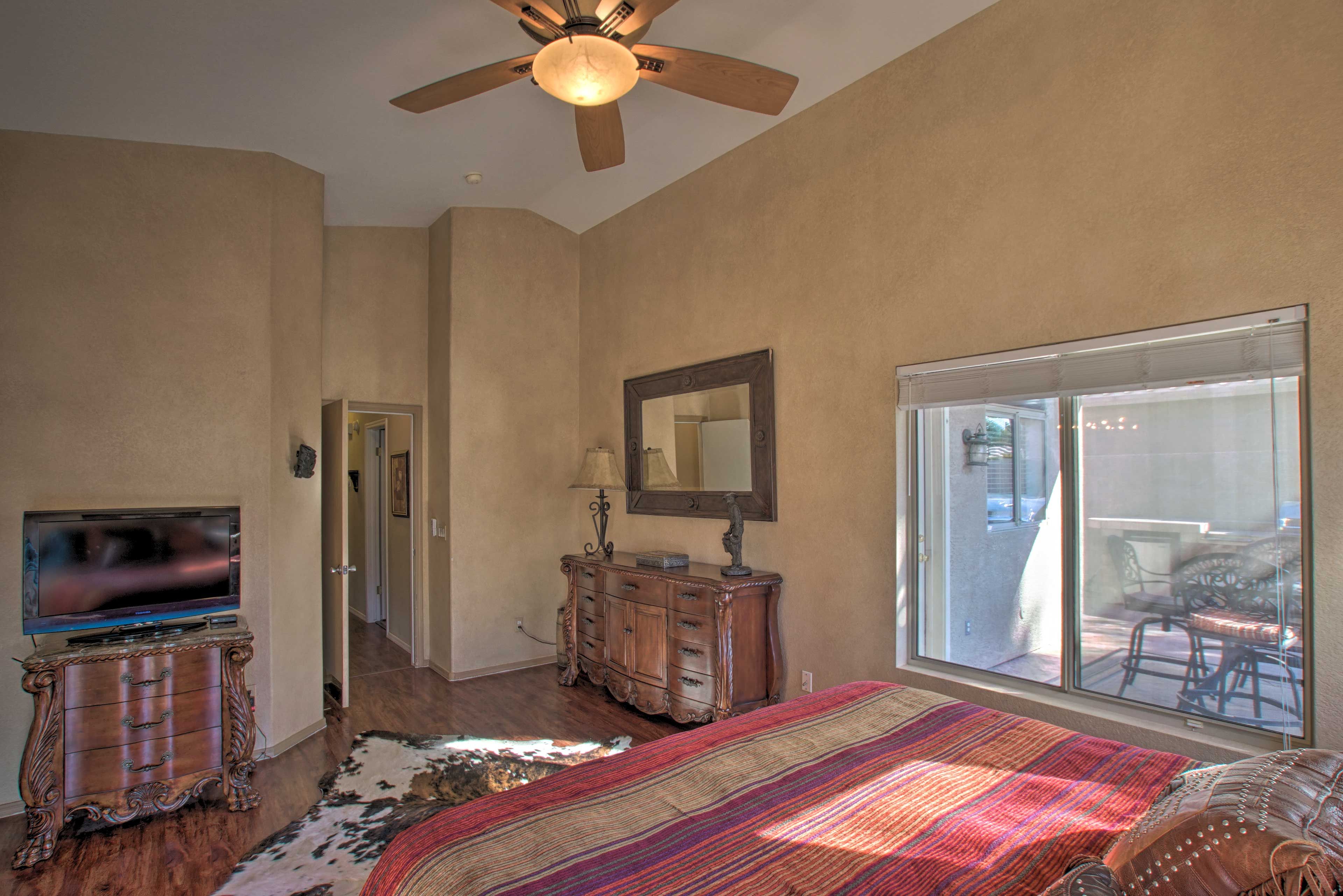 A restful night's sleep is guaranteed in this cozy room.