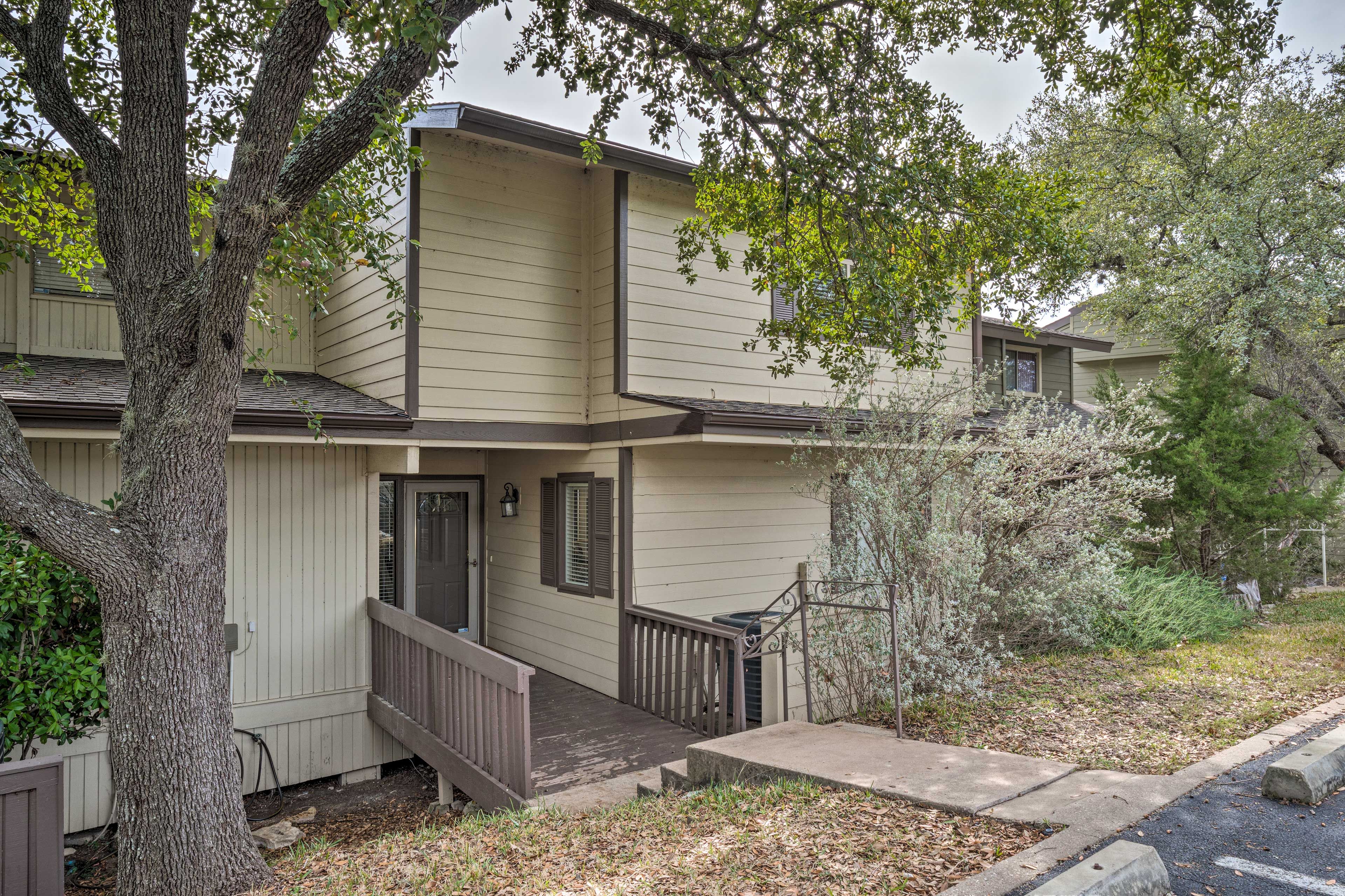 Townhome Entrance | Community Parking Lot (2 Vehicles)