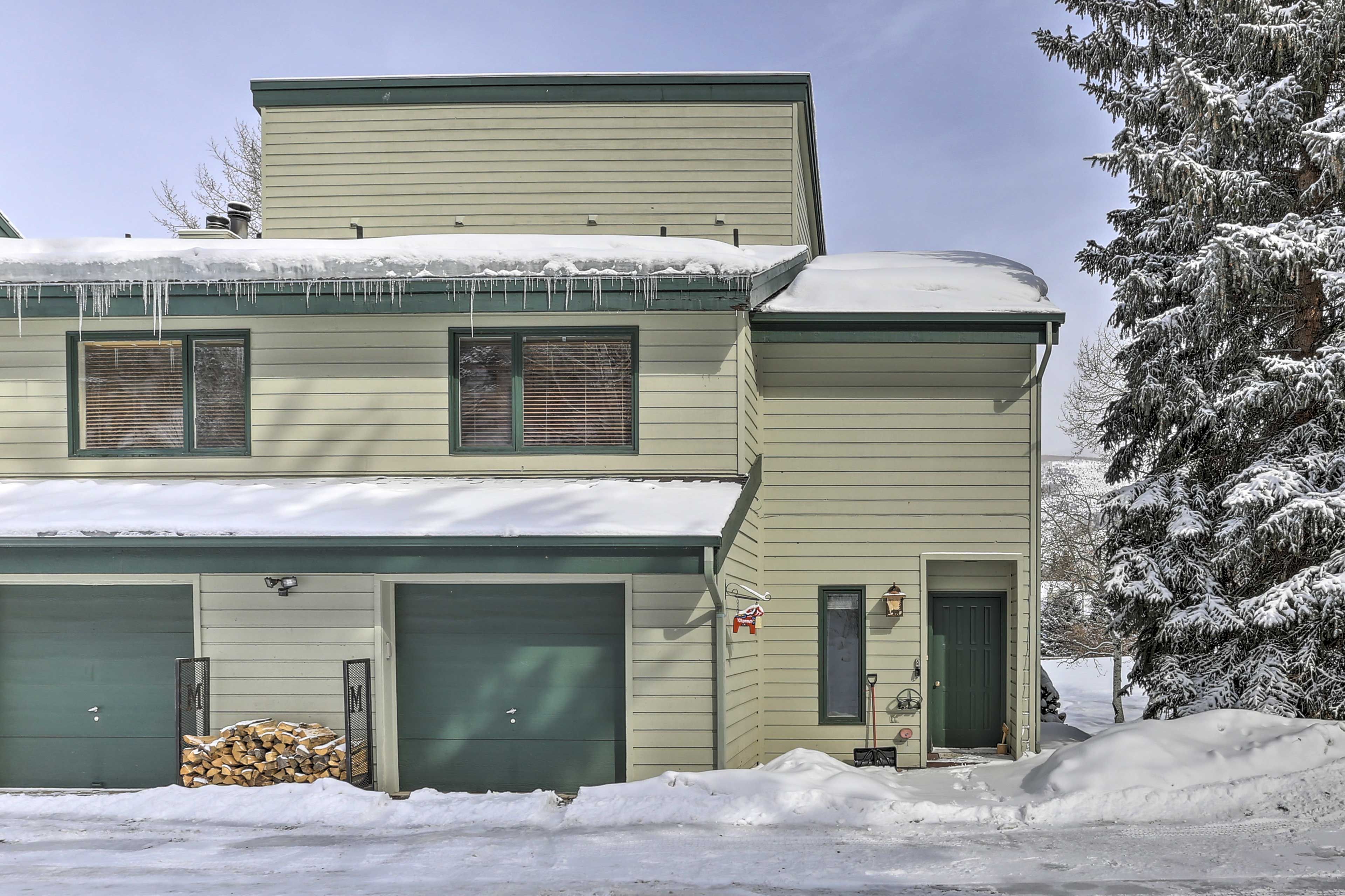 Park 2 vehicles in this property's driveway.