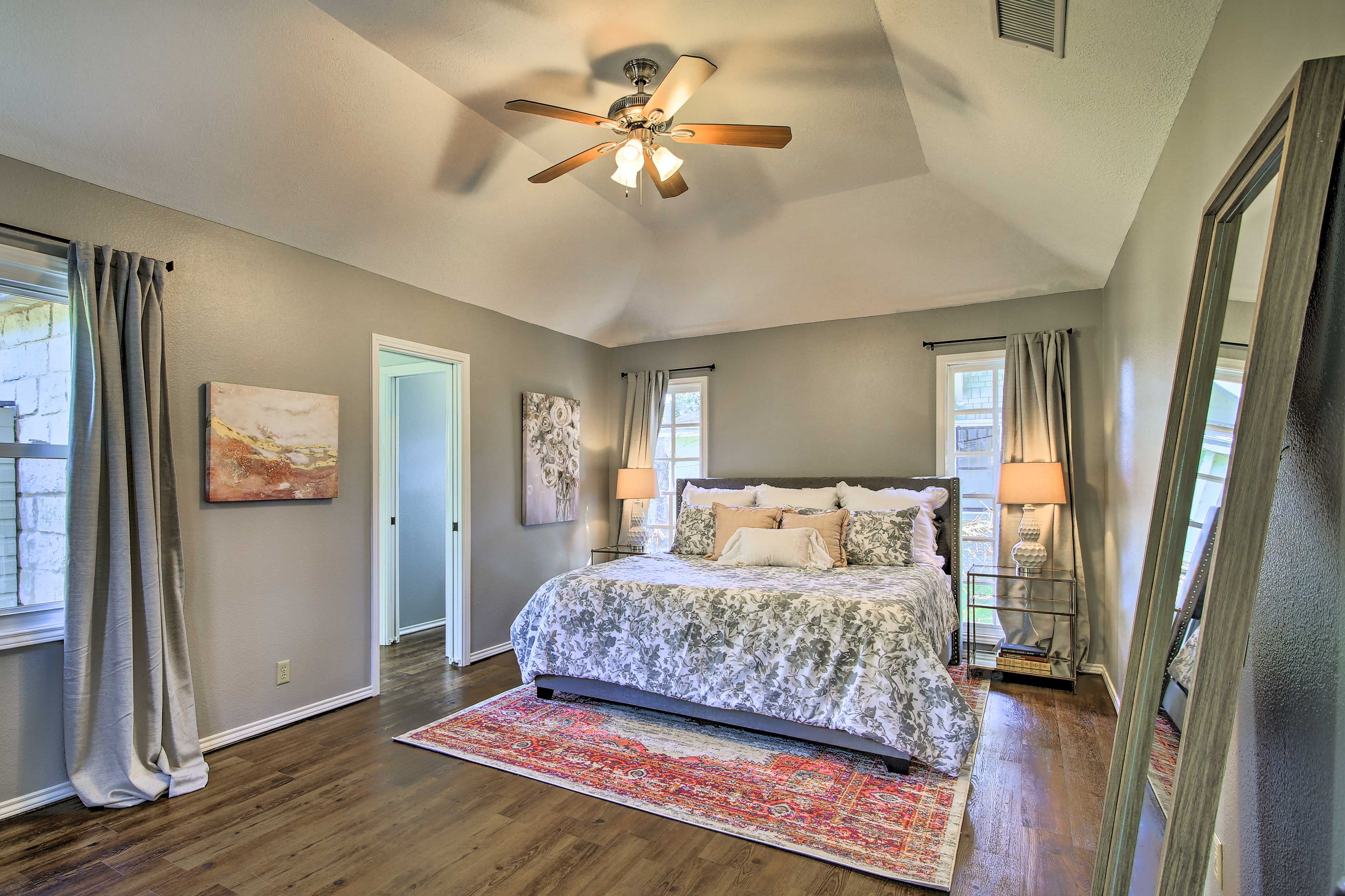 Hopefully, you're lucky enough to claim this incredible first bedroom!