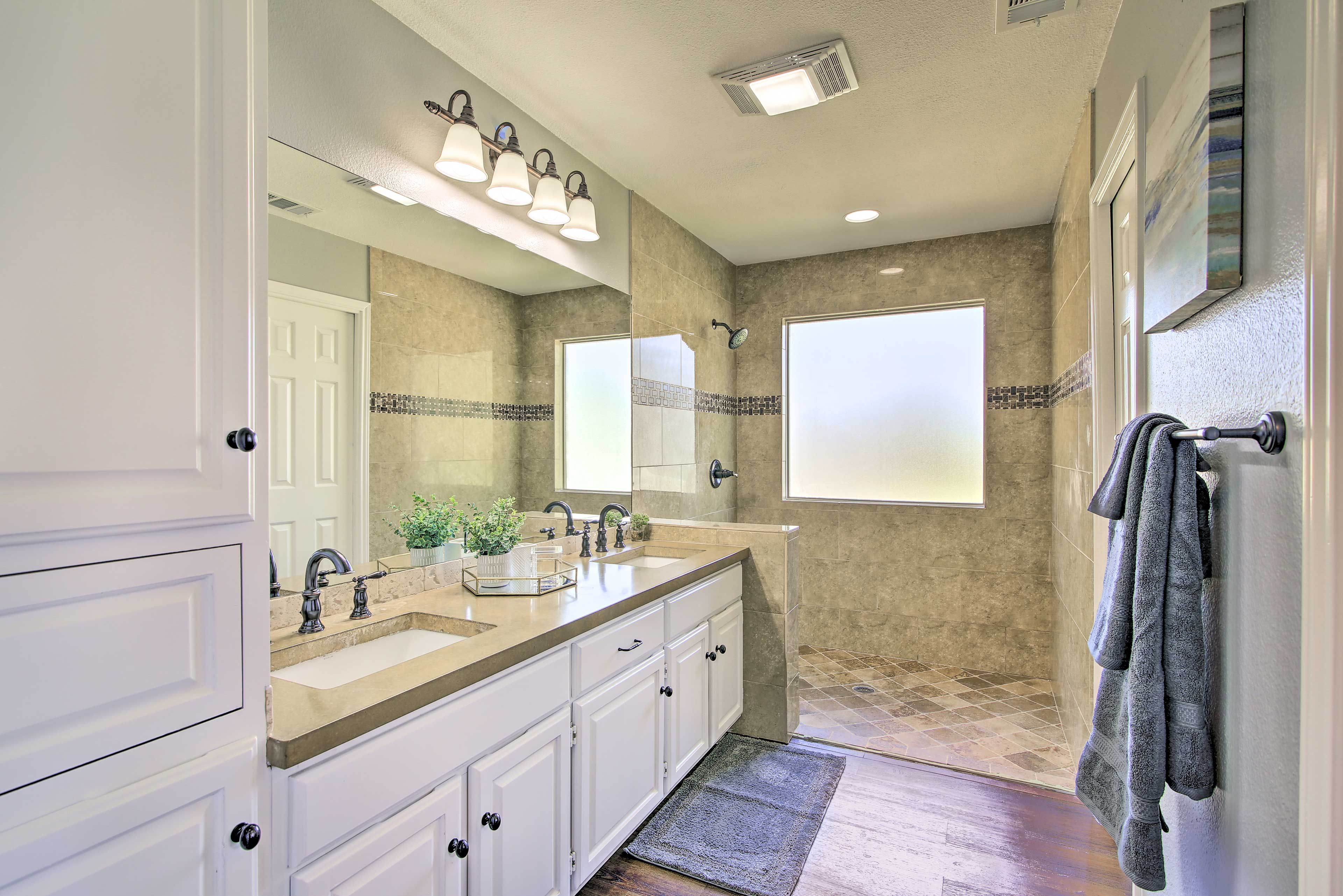 Soak up privacy in the en-suite bath.