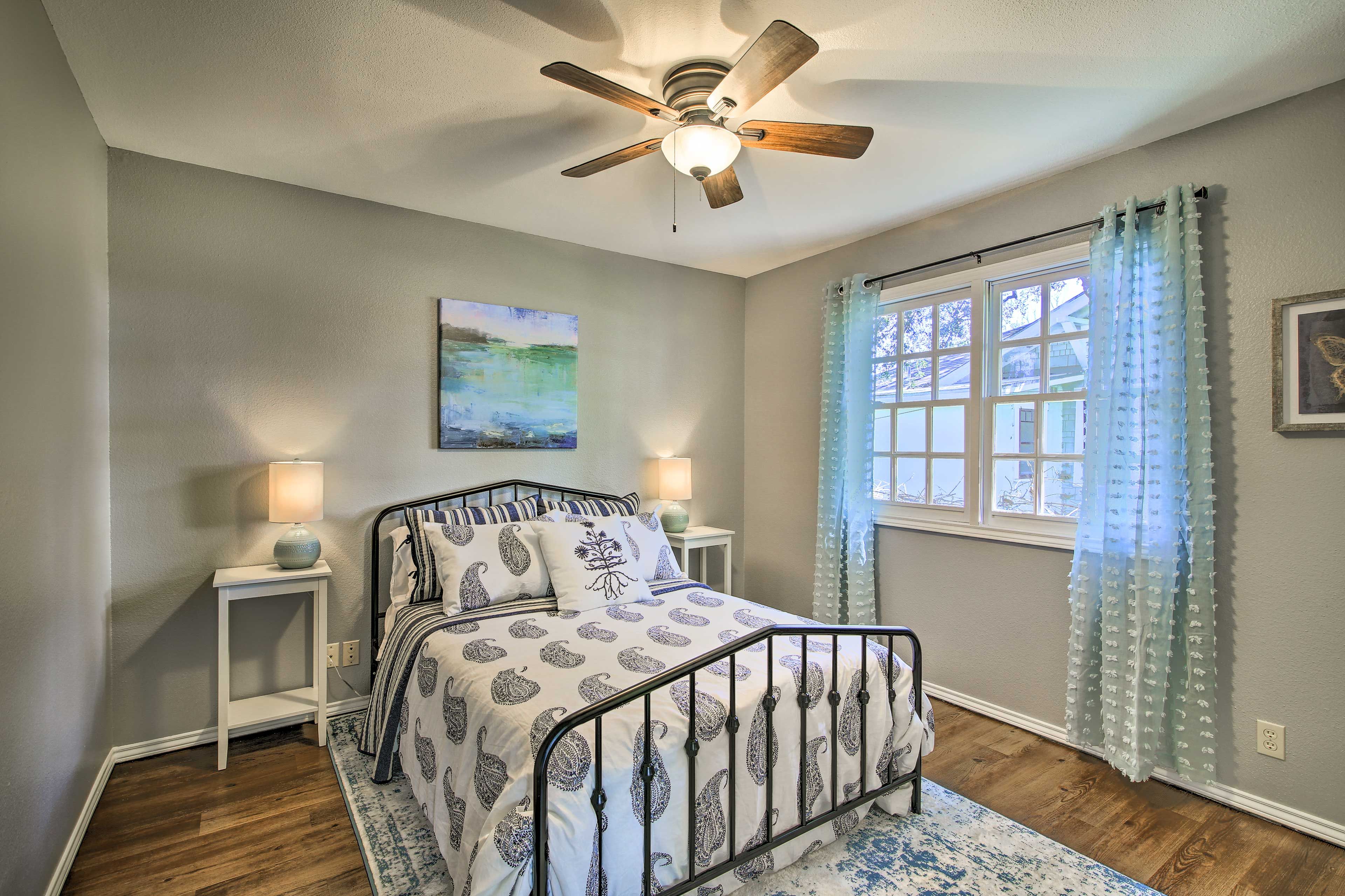 Well-appointed decor adds personality to each room.