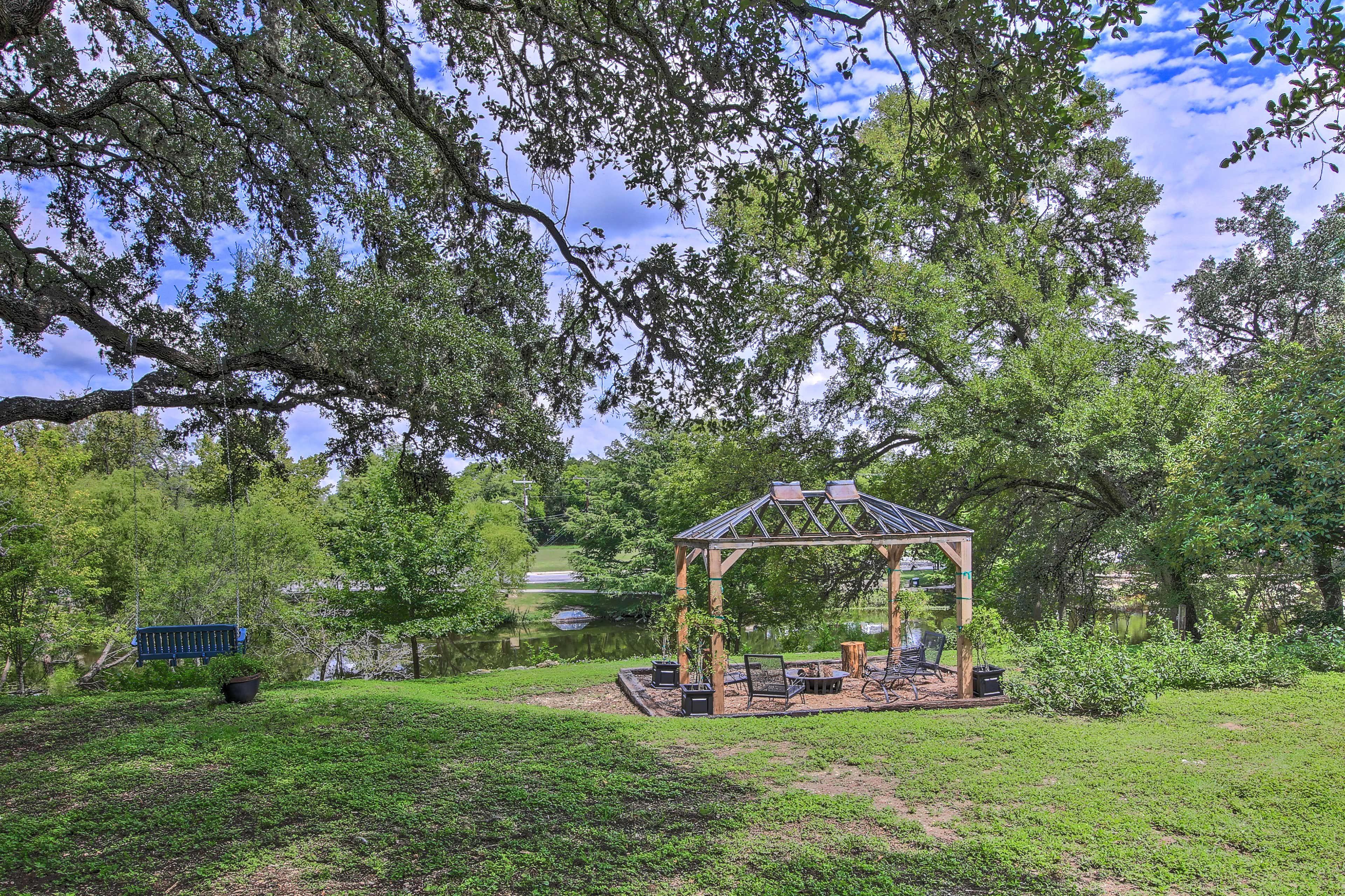 Sit on the chair swing and read your favorite book!
