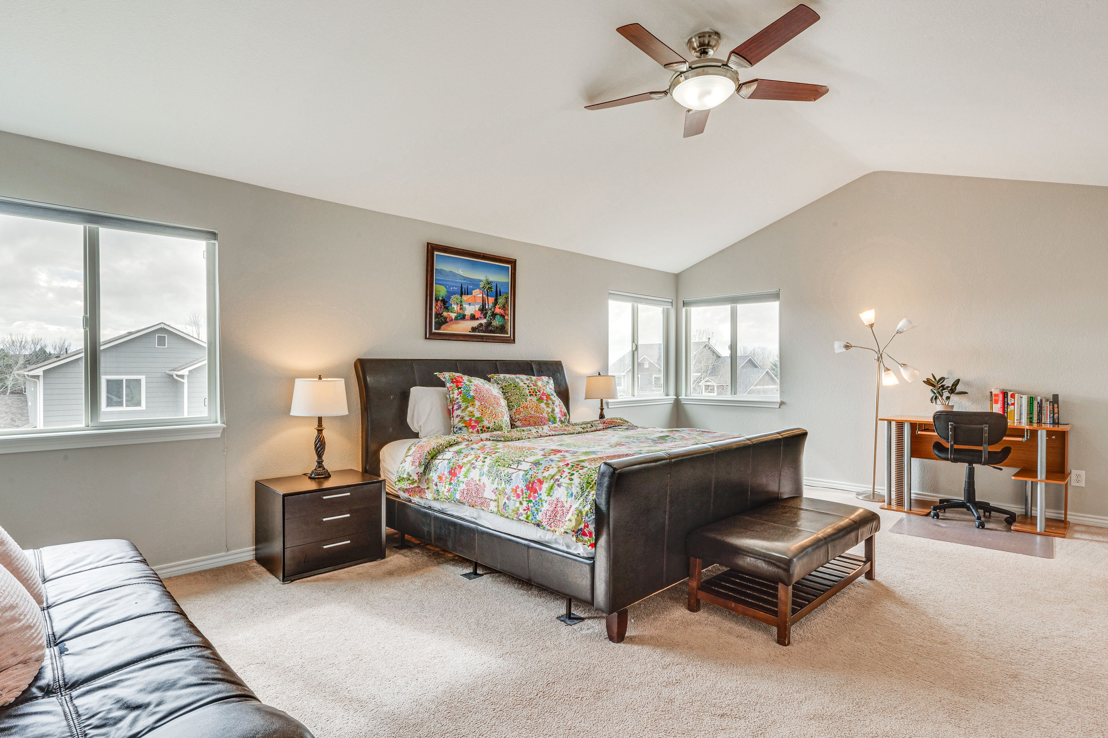 Bedroom 1 | 2nd Floor | King Bed | Full Futon