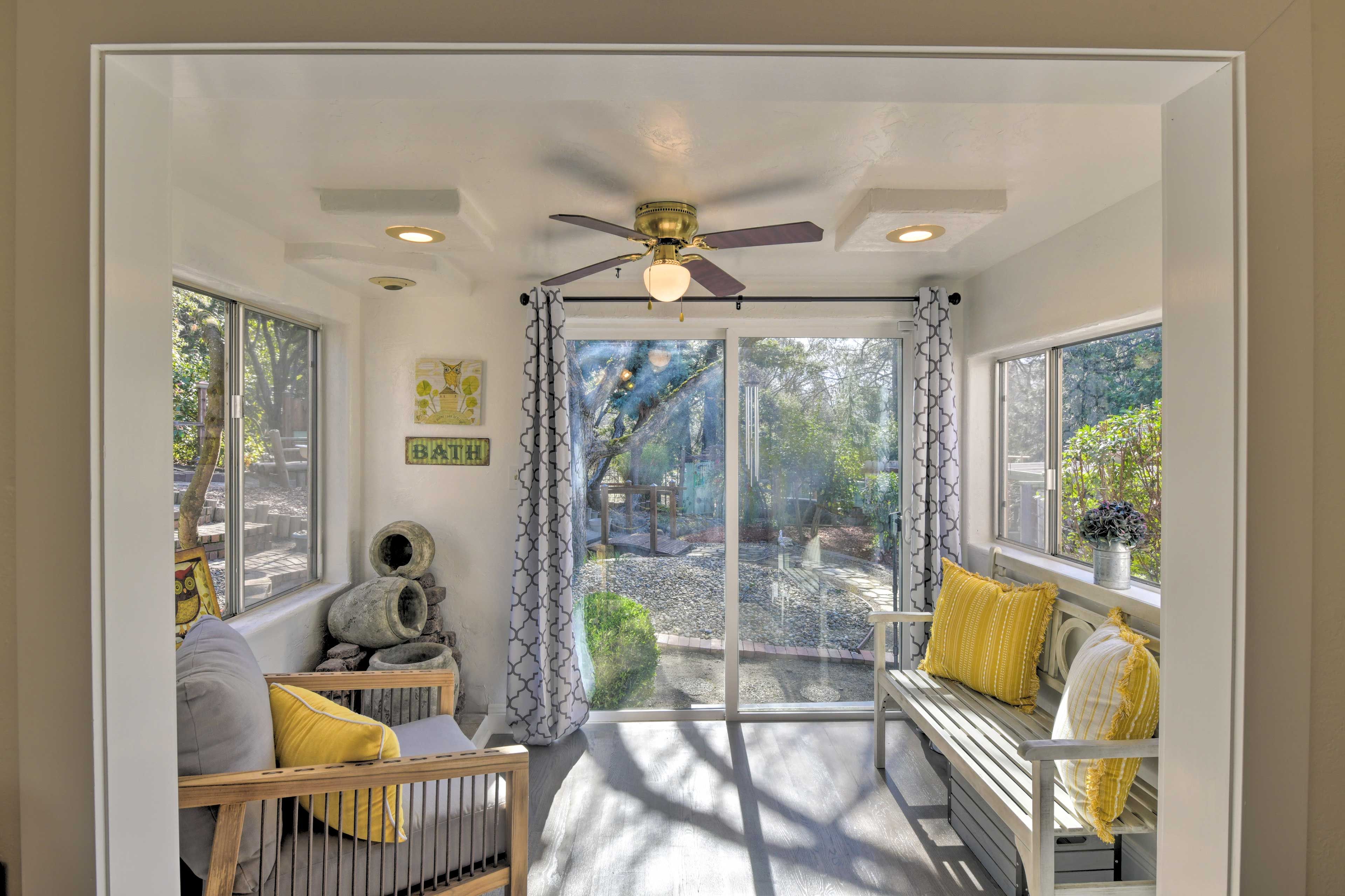 Attached Sunroom | Outdoor Access