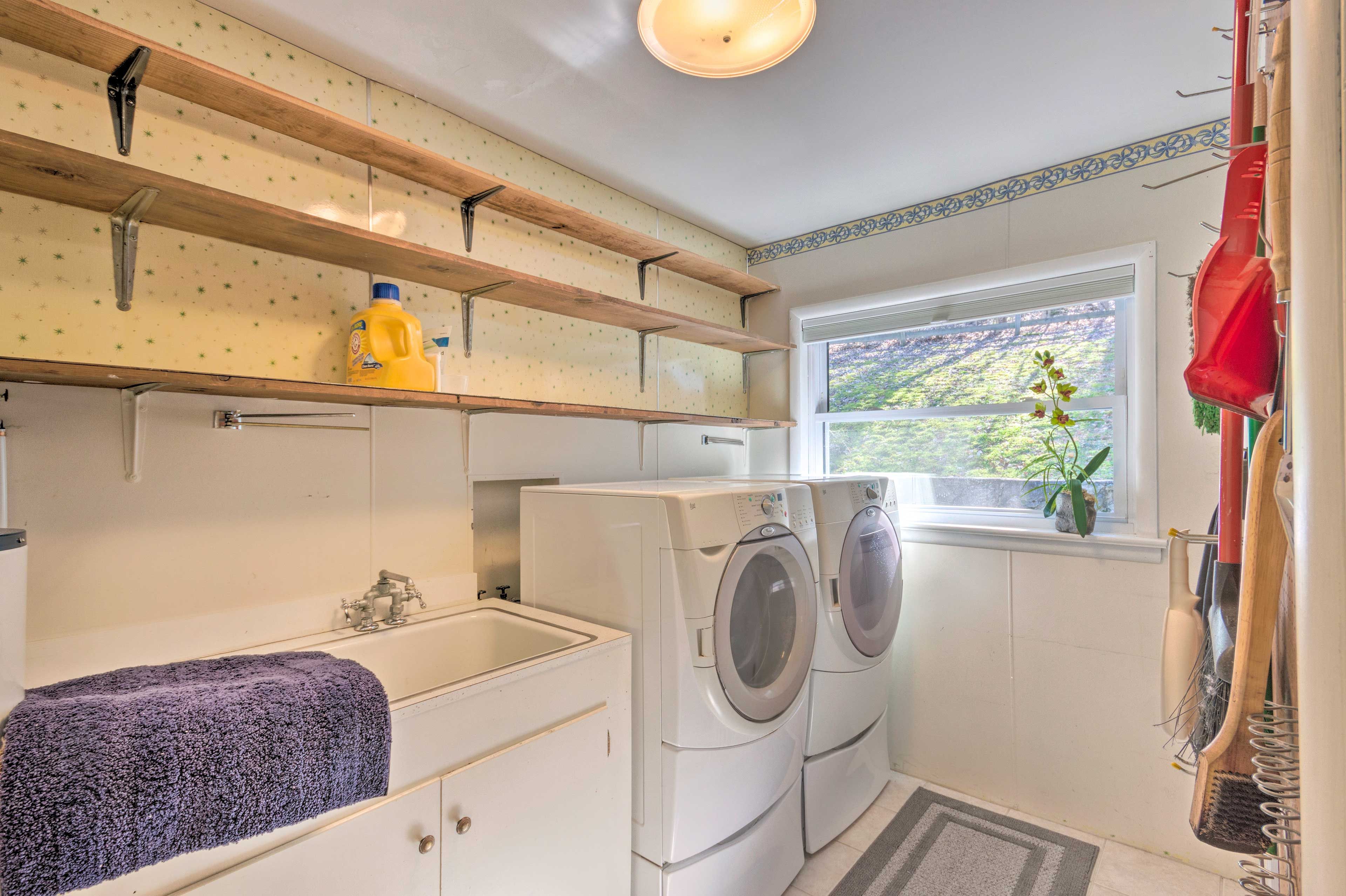 Stay fresh and clean for the whole trip with on-site laundry.