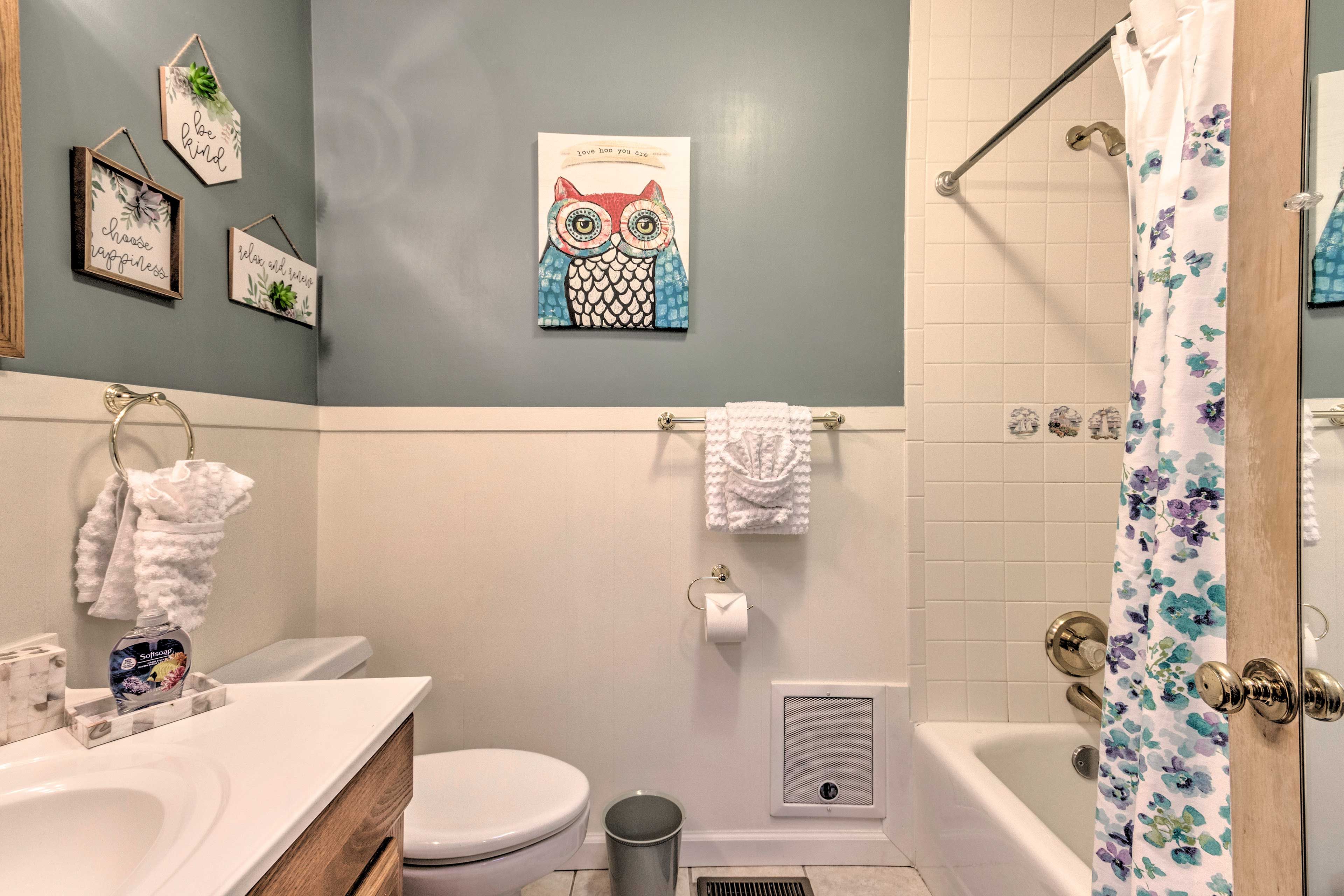 Complimentary toiletries are provided for your stay.