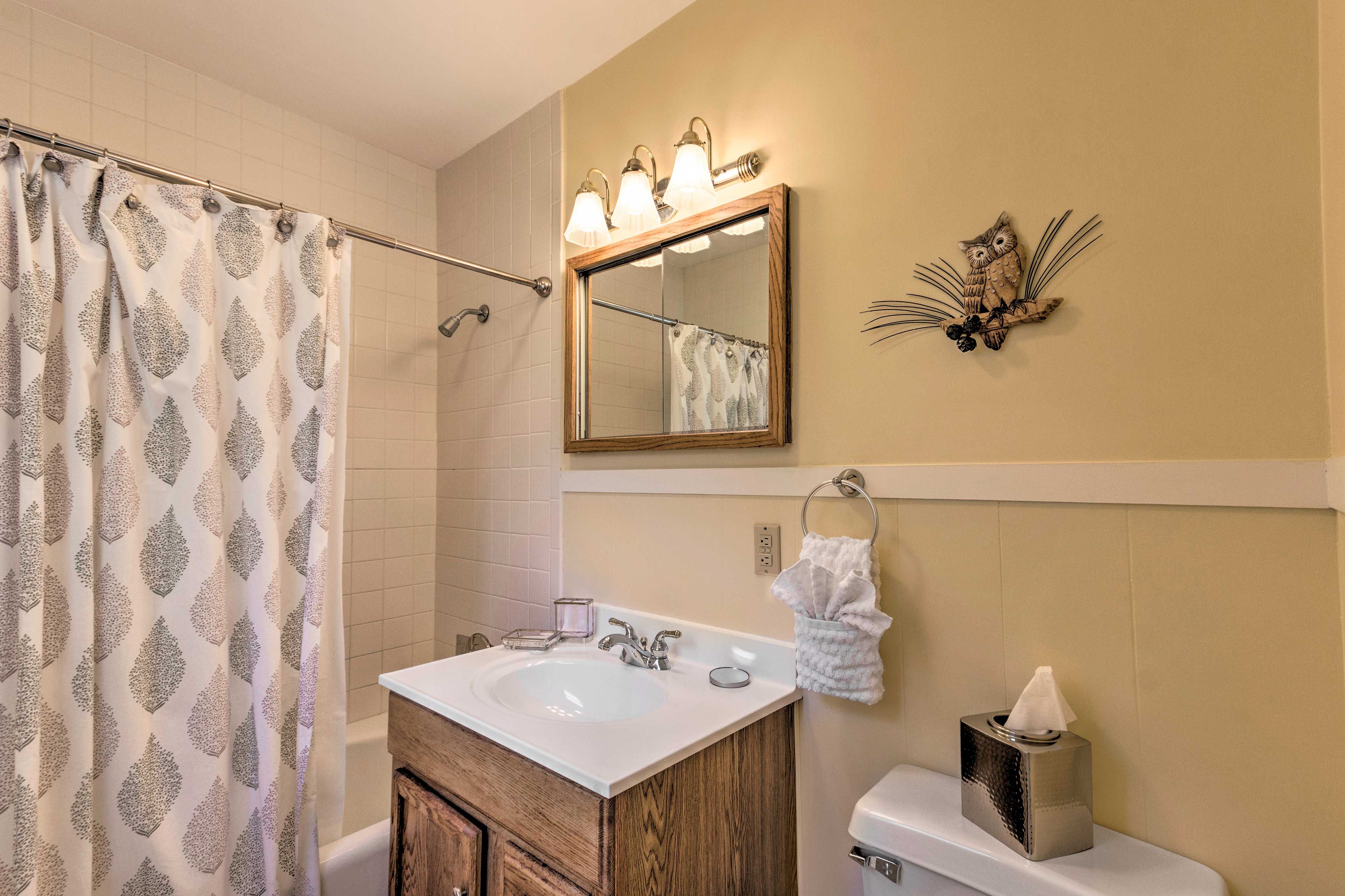 Freshen up in the second bathroom!