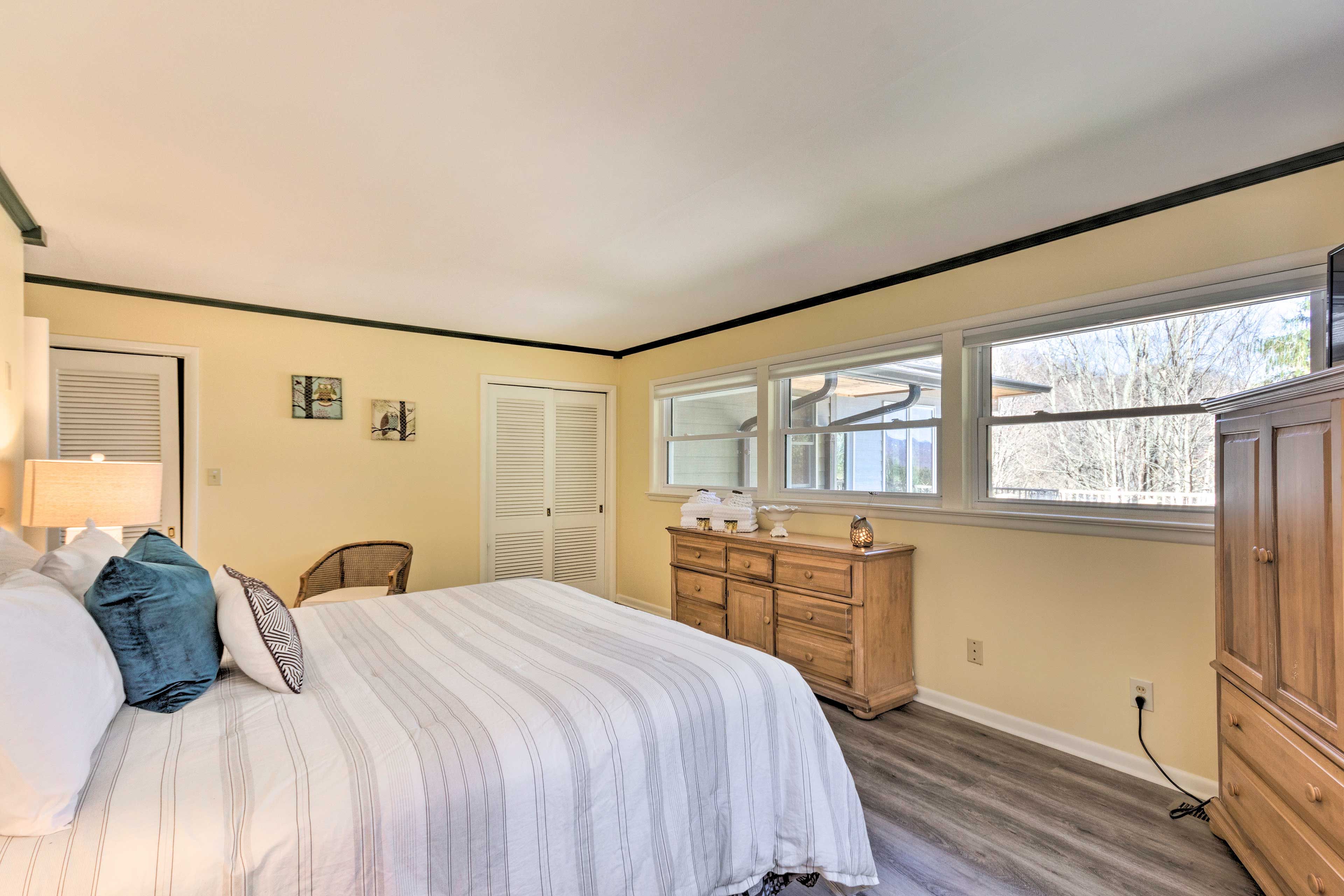 Rest easy in the second bedroom.