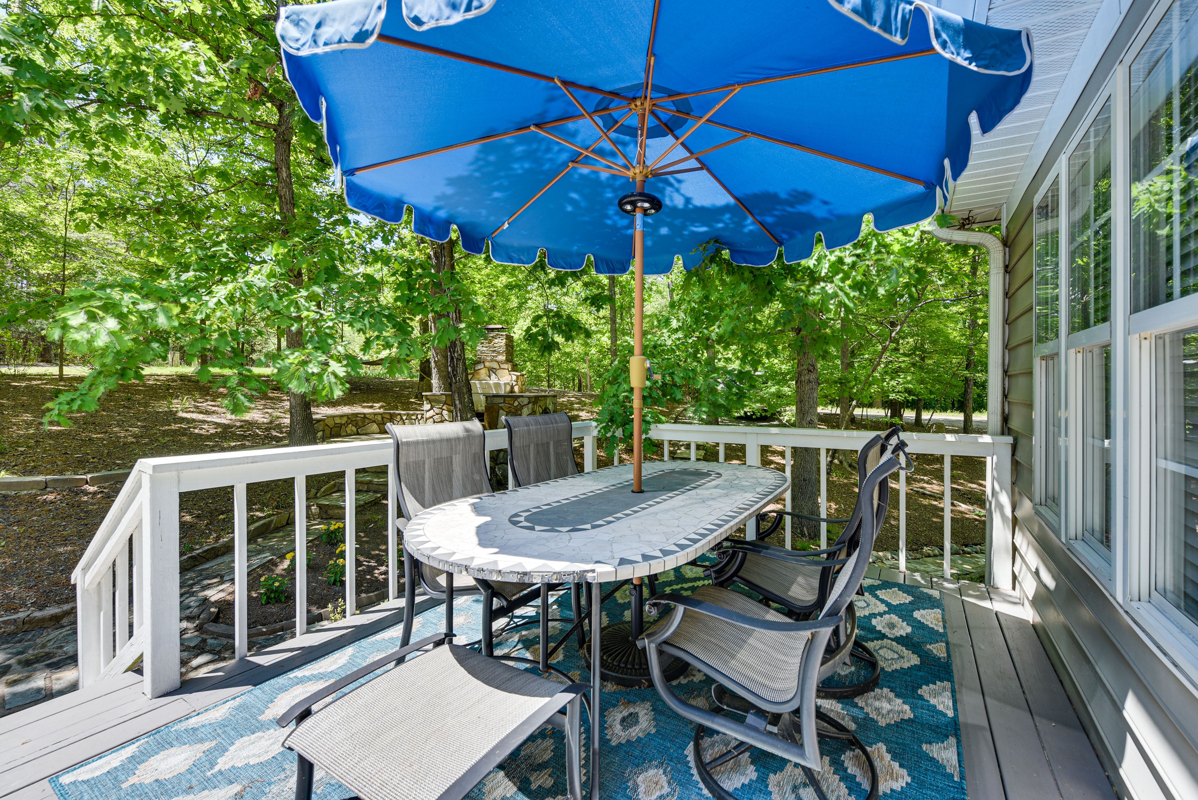 Furnished Deck | Stairs Only Access | Keyless Entry