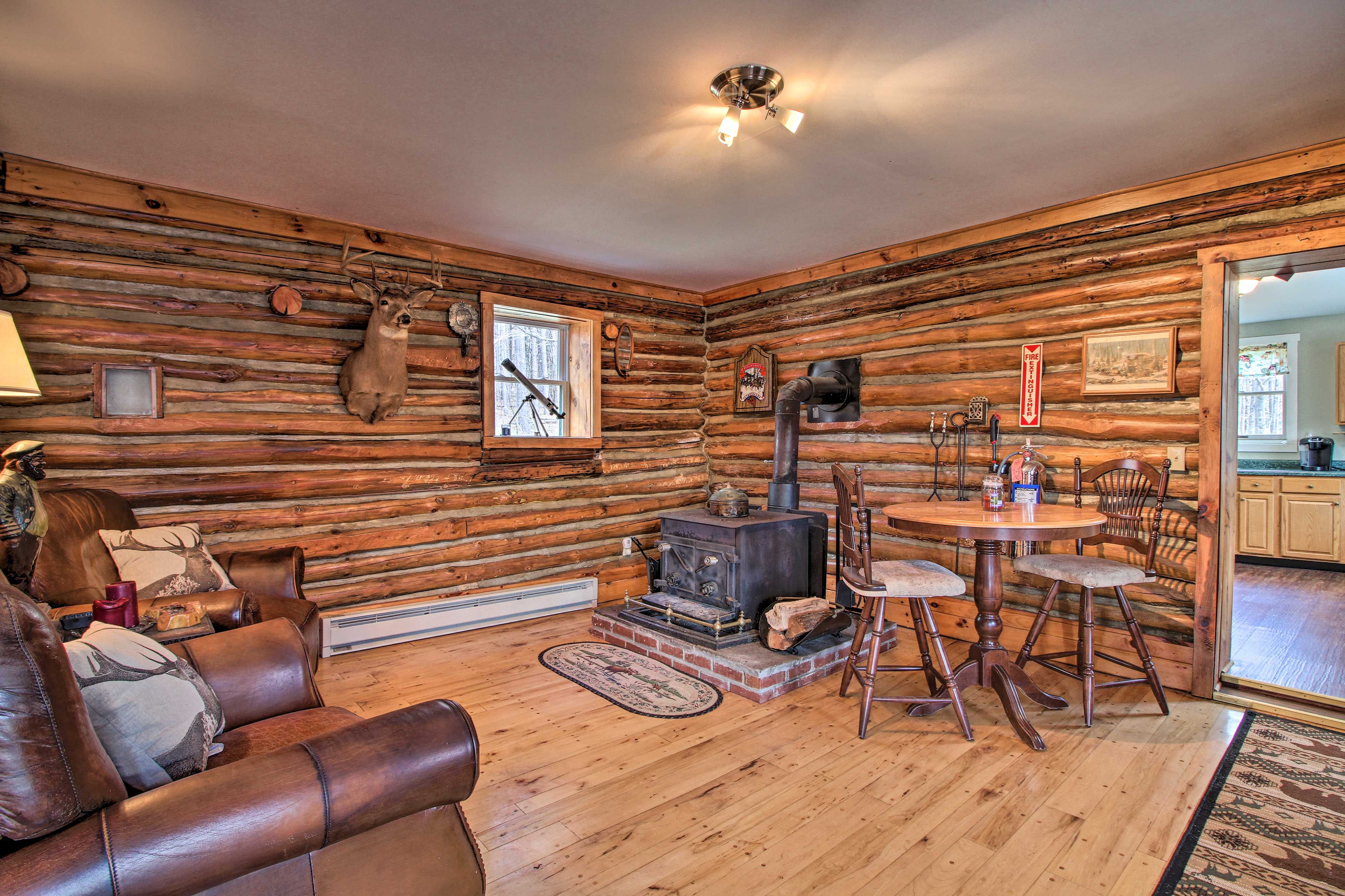 Second Living Area | Wood-Burning Stove