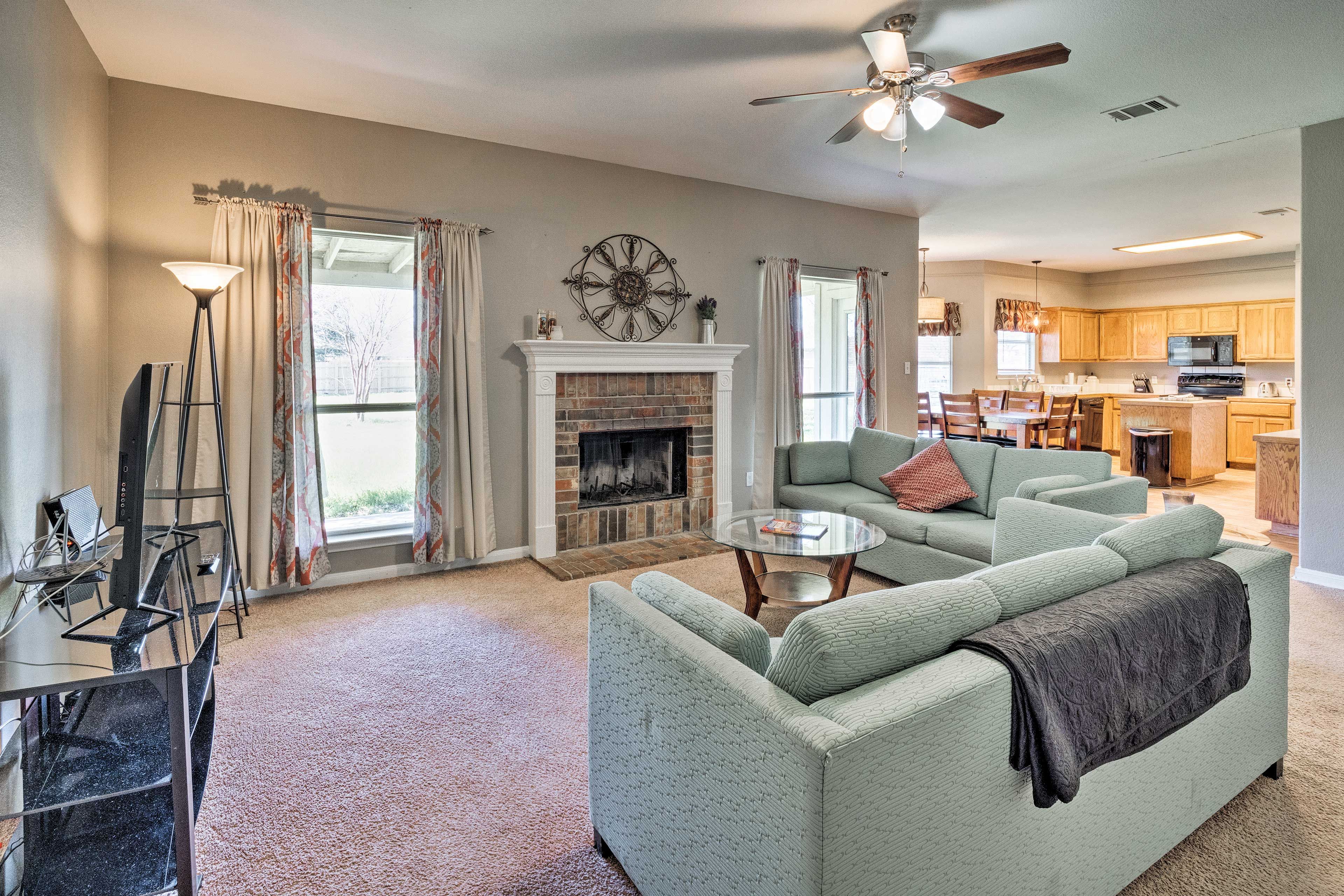 Book this Hutto home as your retreat in the Lone Star State!