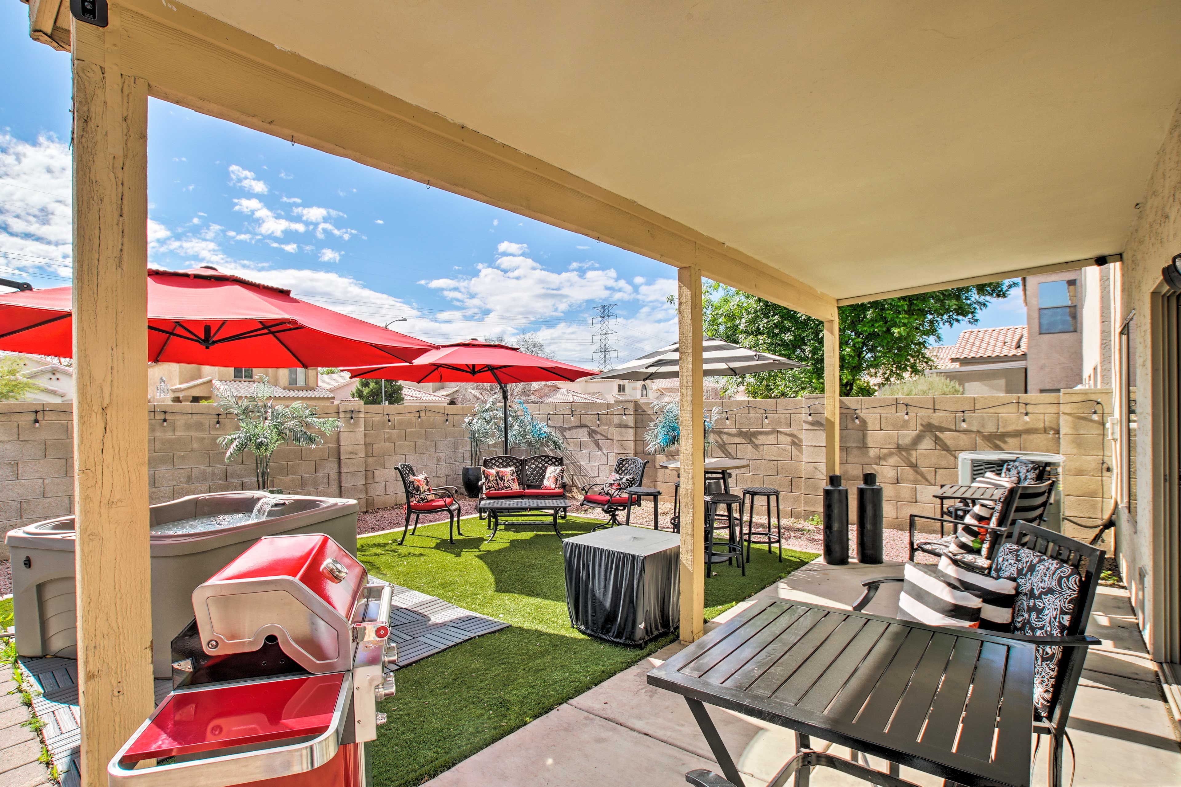 Cook up a feast on the gas grill.