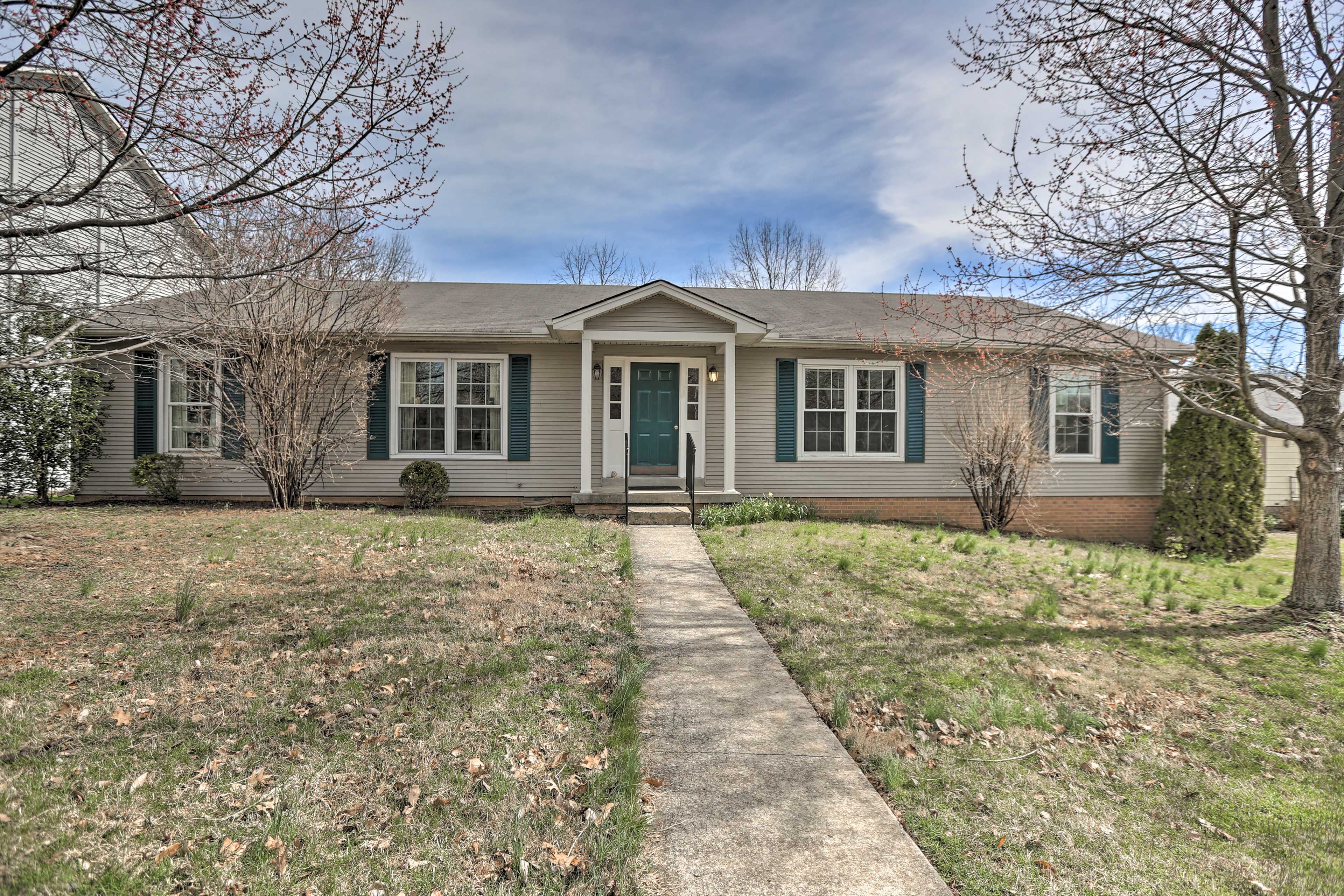 Fell right at home the moment you arrive at your Lexington vacation rental!