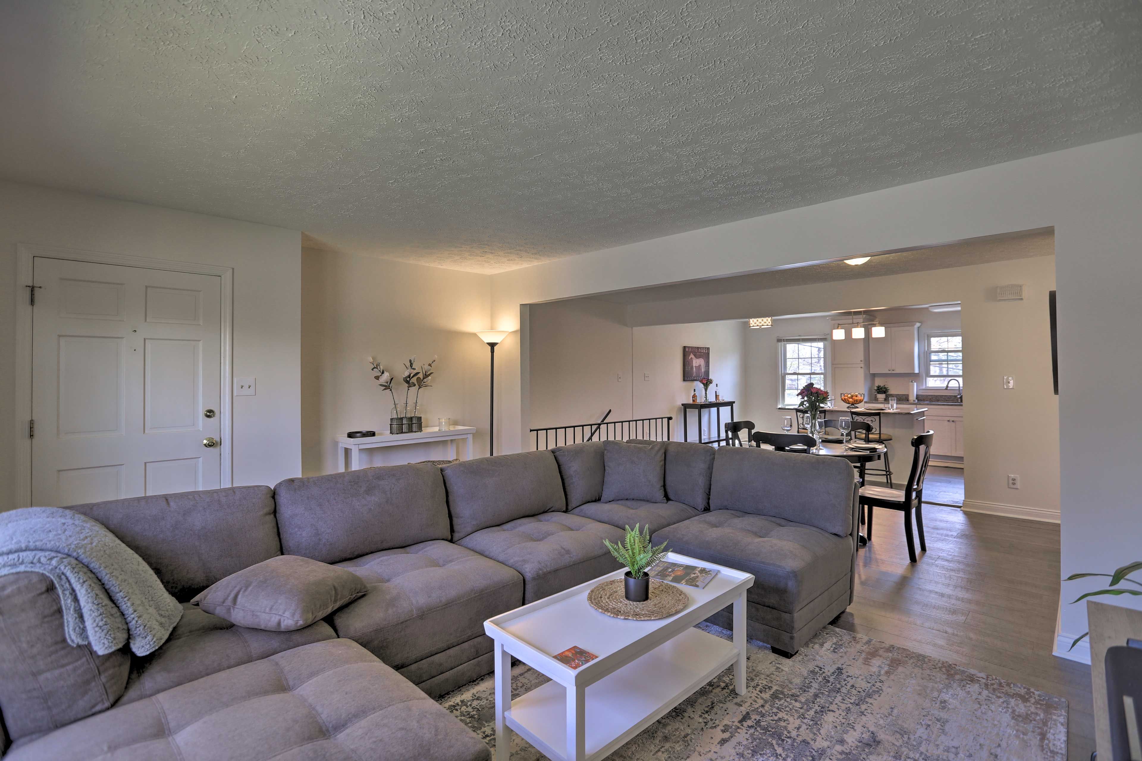 Kick back at home to enjoy a family movie.