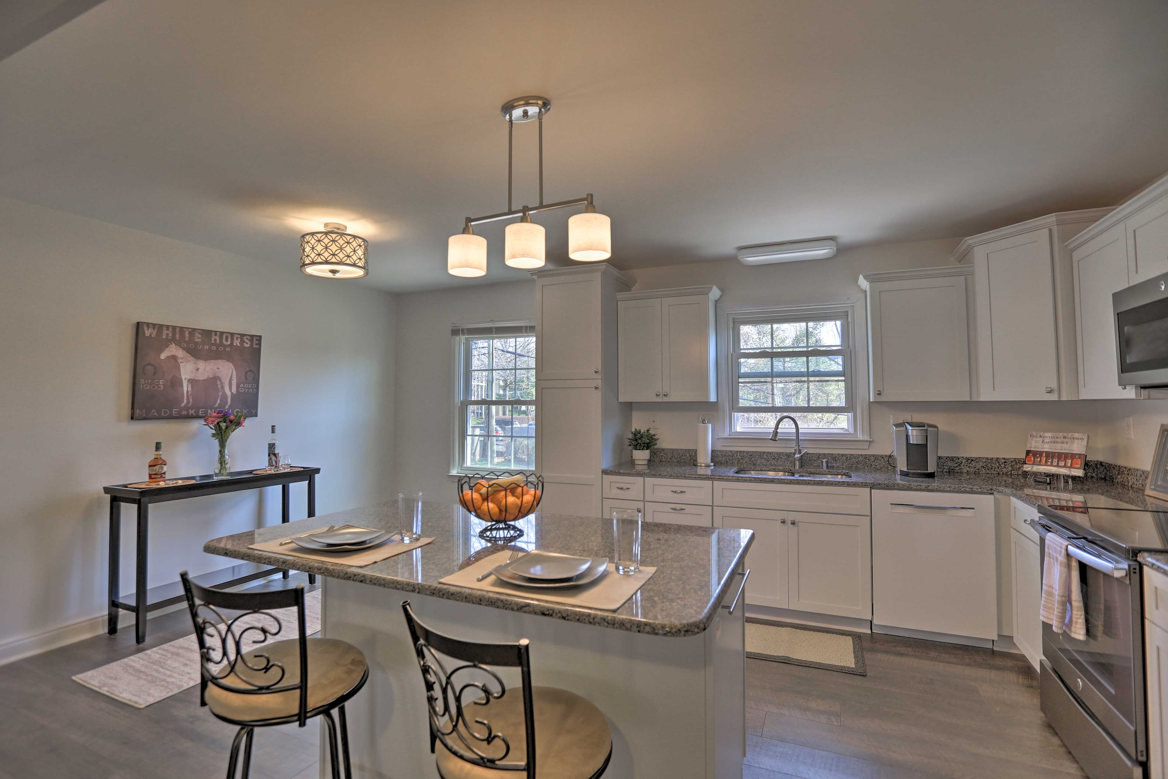 Natural light will illuminate your days here!