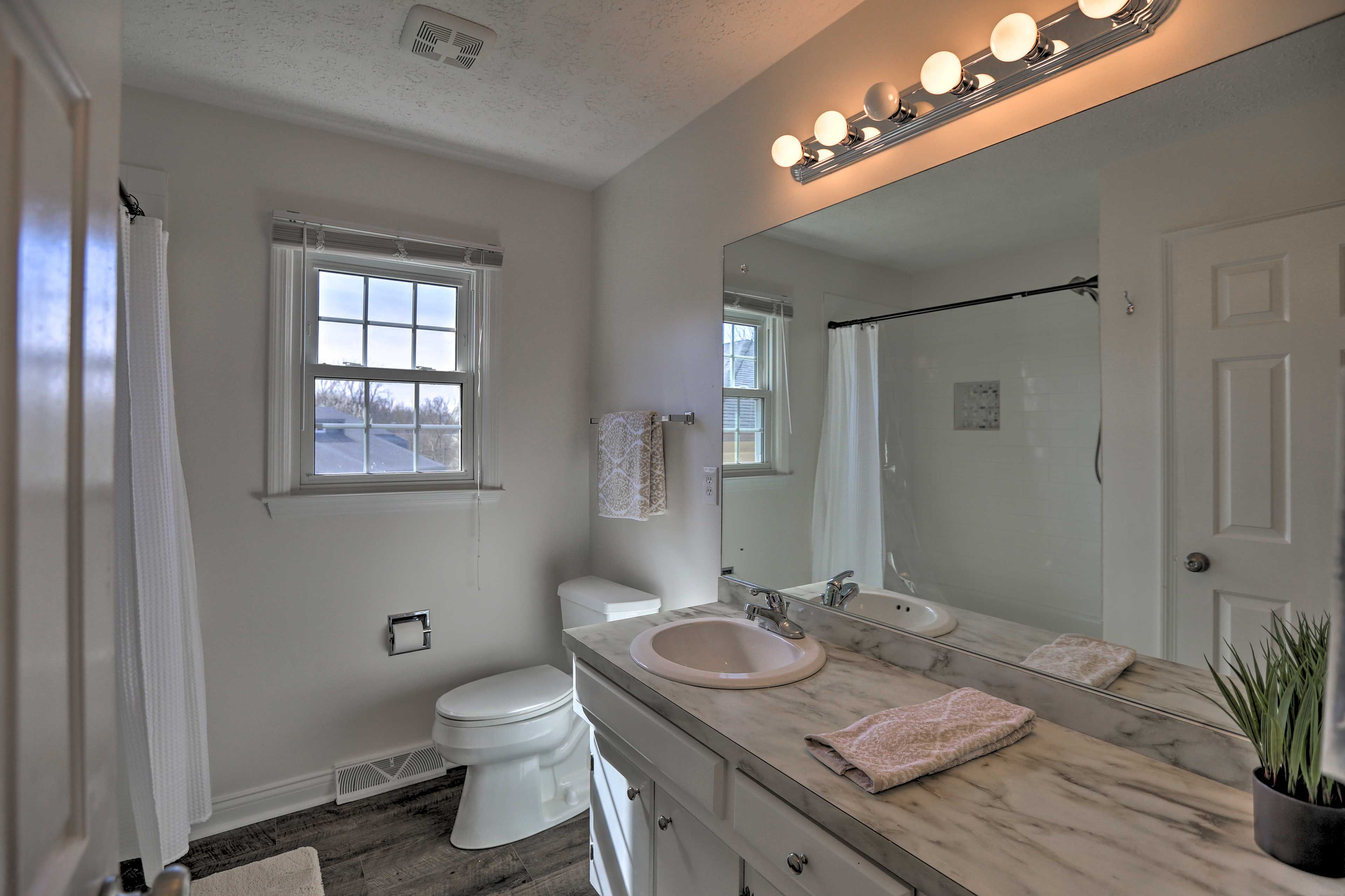 Freshen up before a day spent exploring!