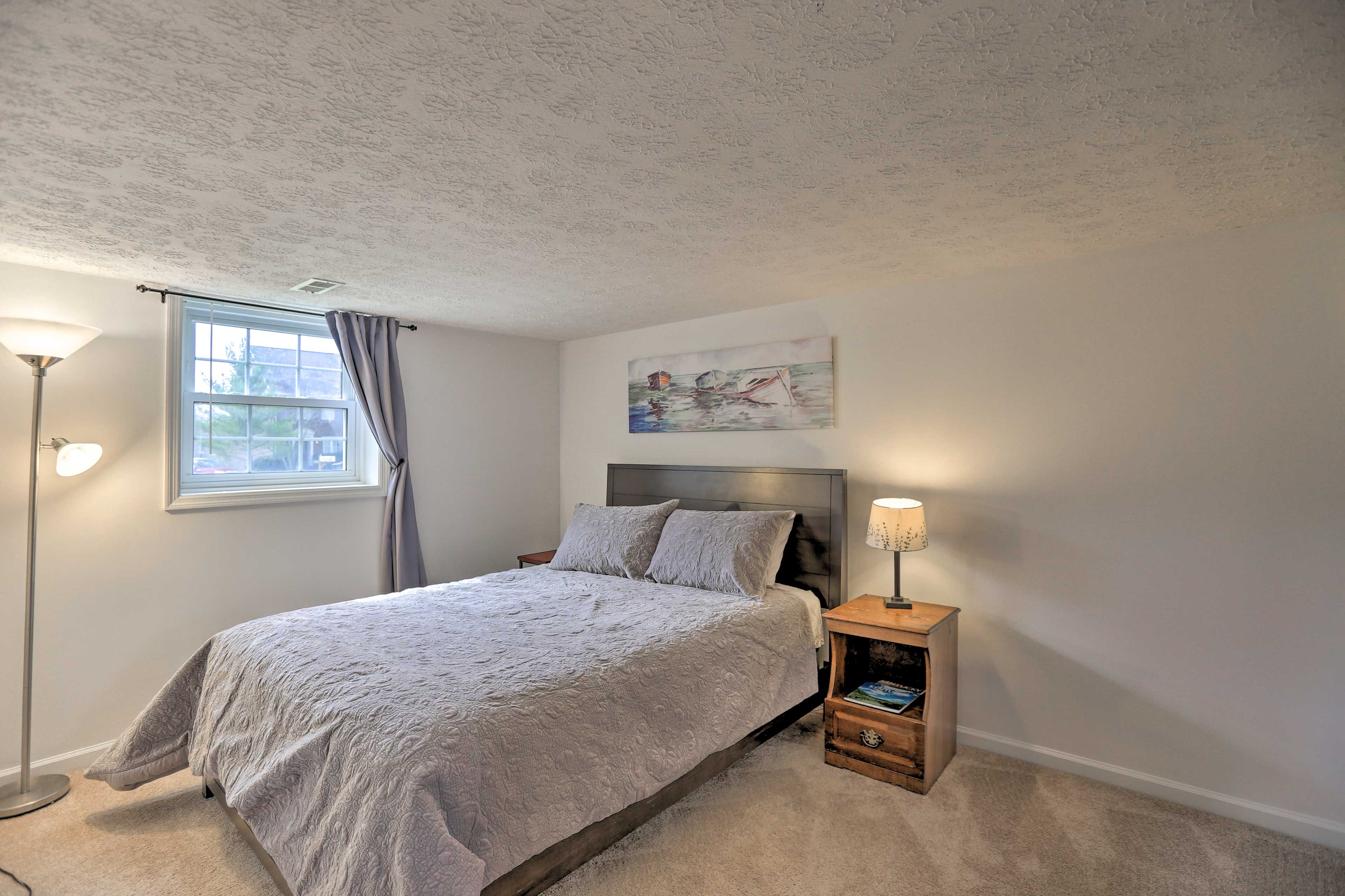 Bedroom three is guests ready, downstairs.
