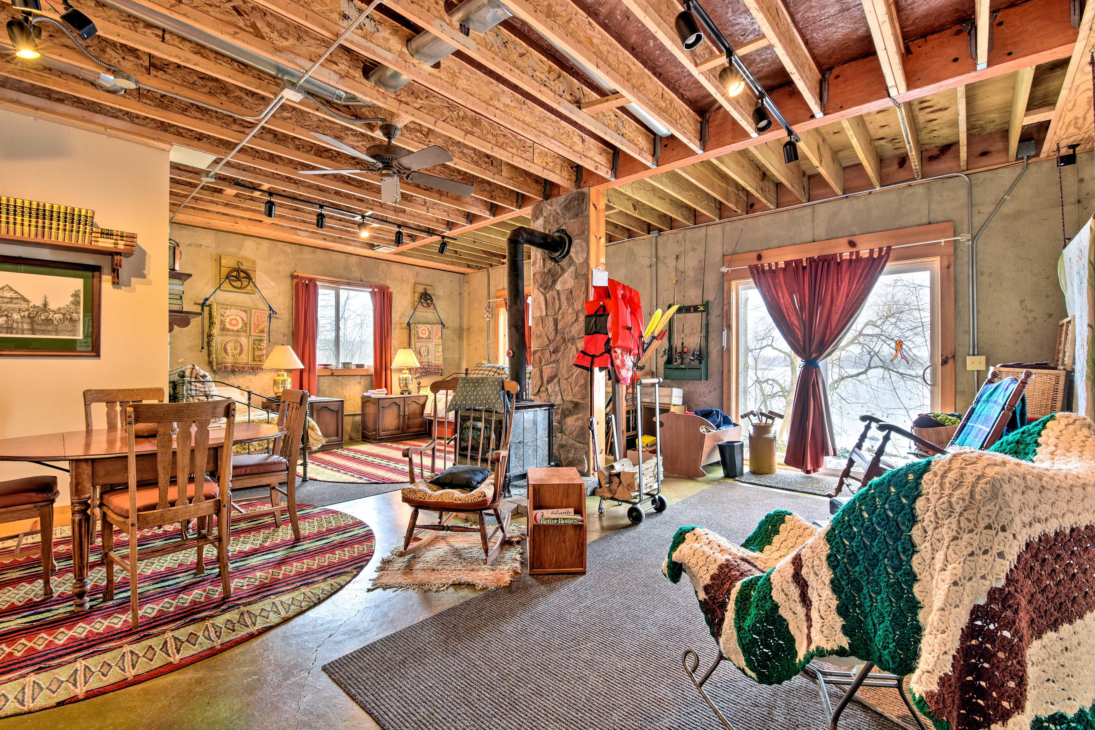This room is the ultimate hang out space.