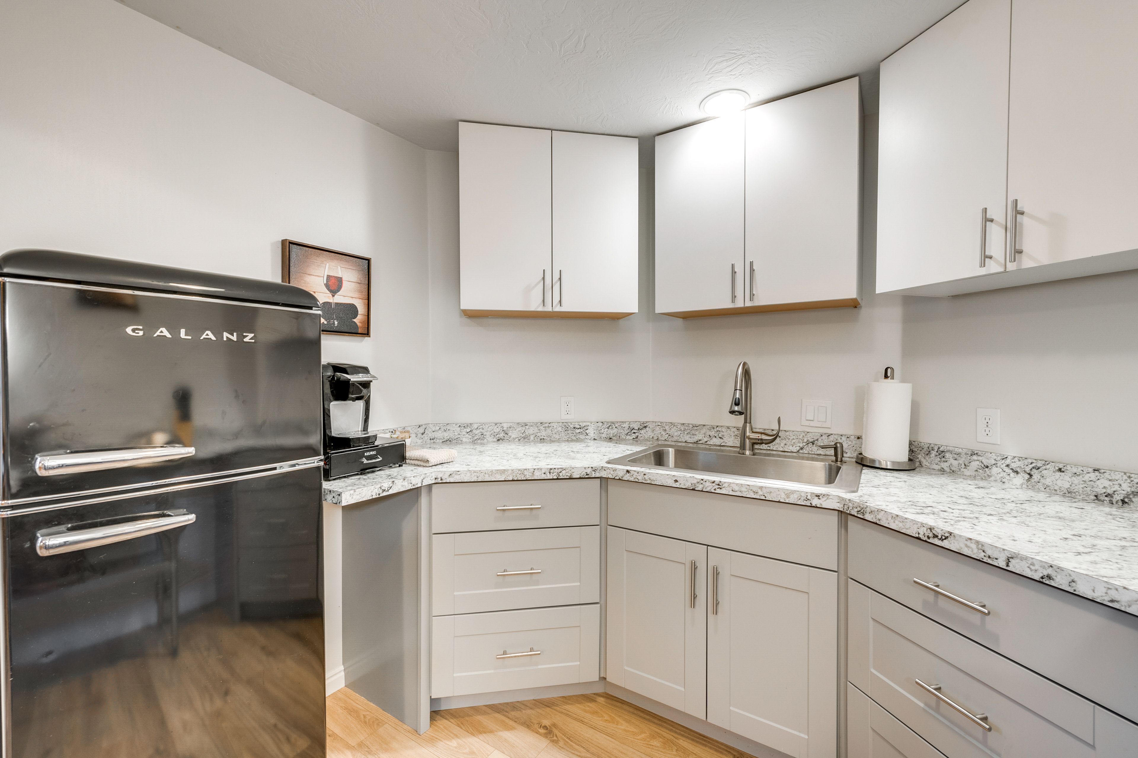 Well-Equipped Kitchen | Keurig Coffee Maker | Toaster Oven | 2-Burner Hot Plate