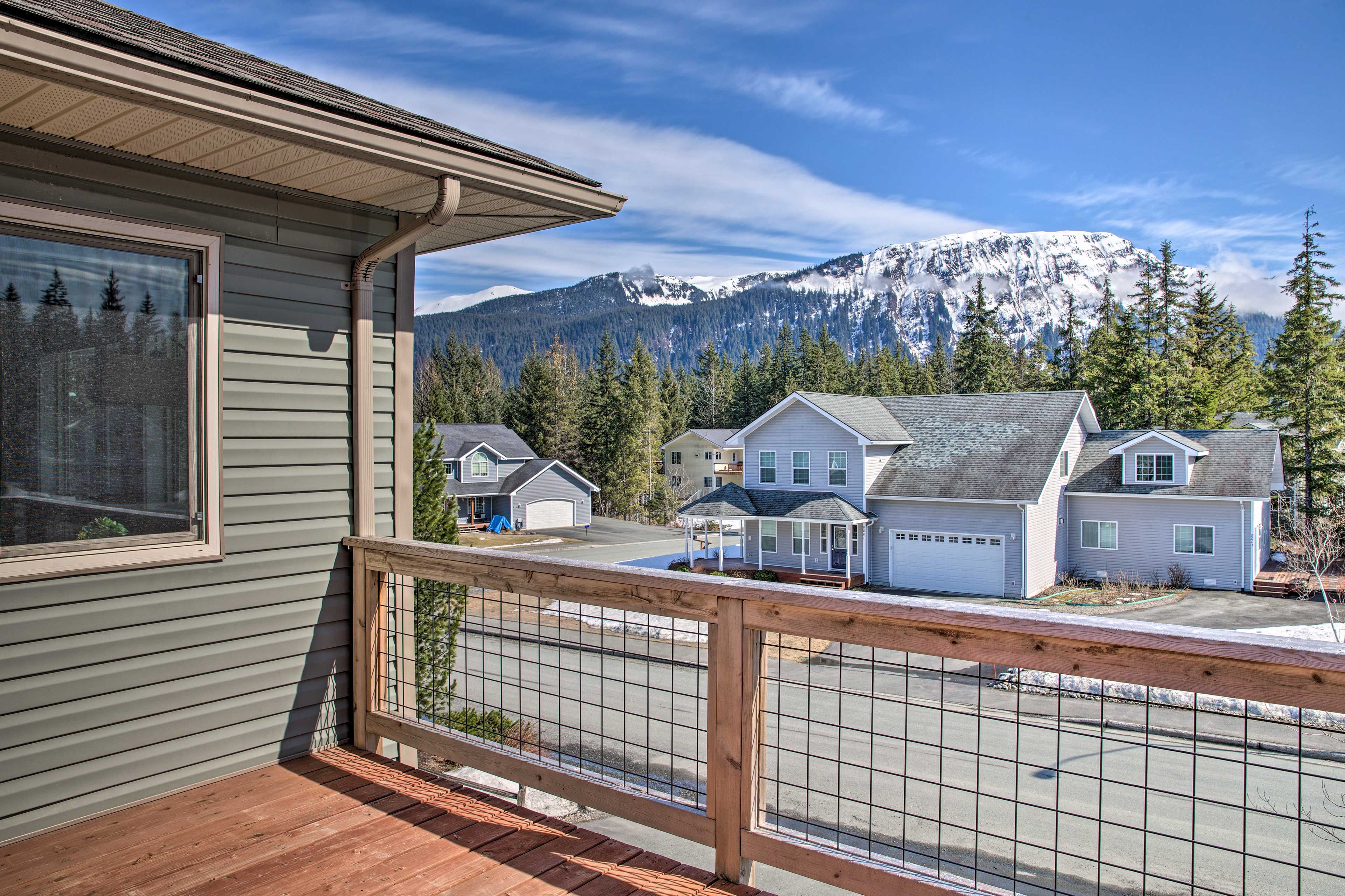 You'll never get tired of the mountain views surrounding this home.