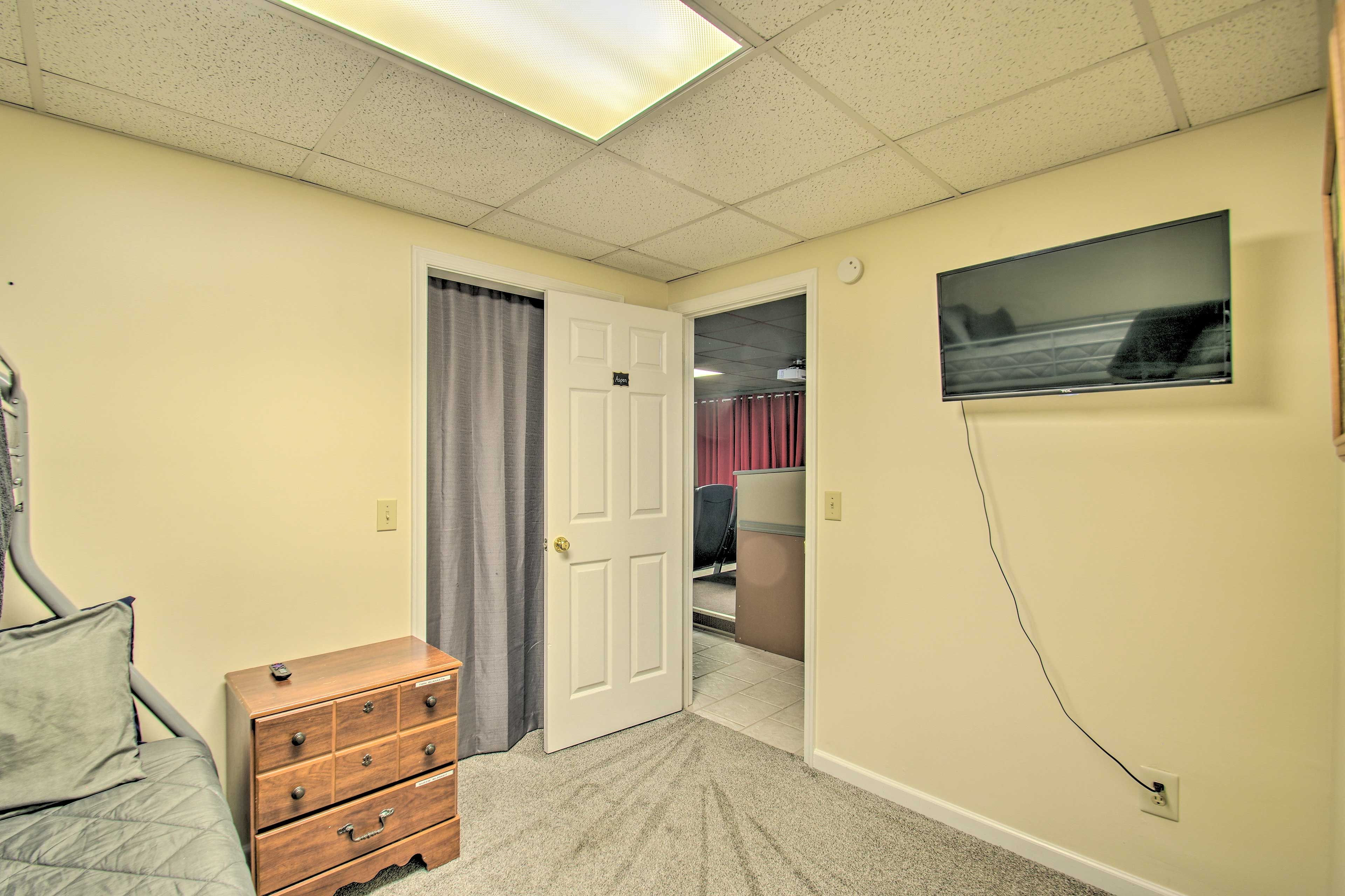 Bedroom 7 | Adjoining Room Through The 4 Heavy Curtain Dividers
