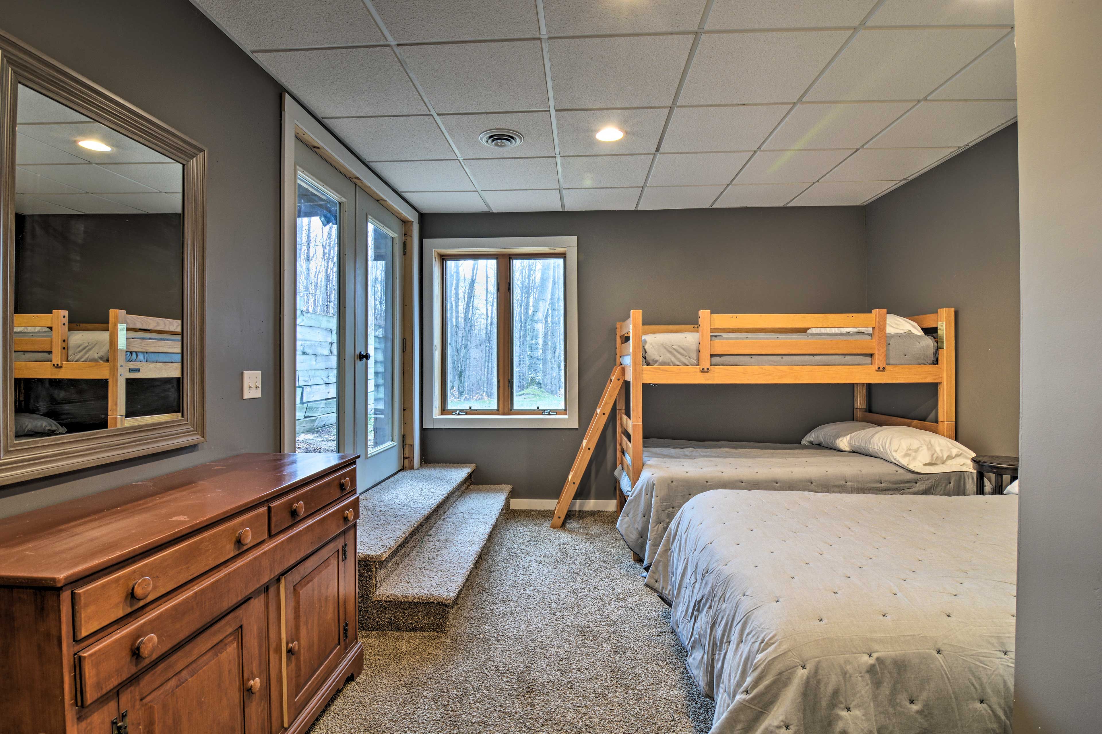 Bedroom 2 | 2 Full Beds | The Twin Bed Has Been Removed