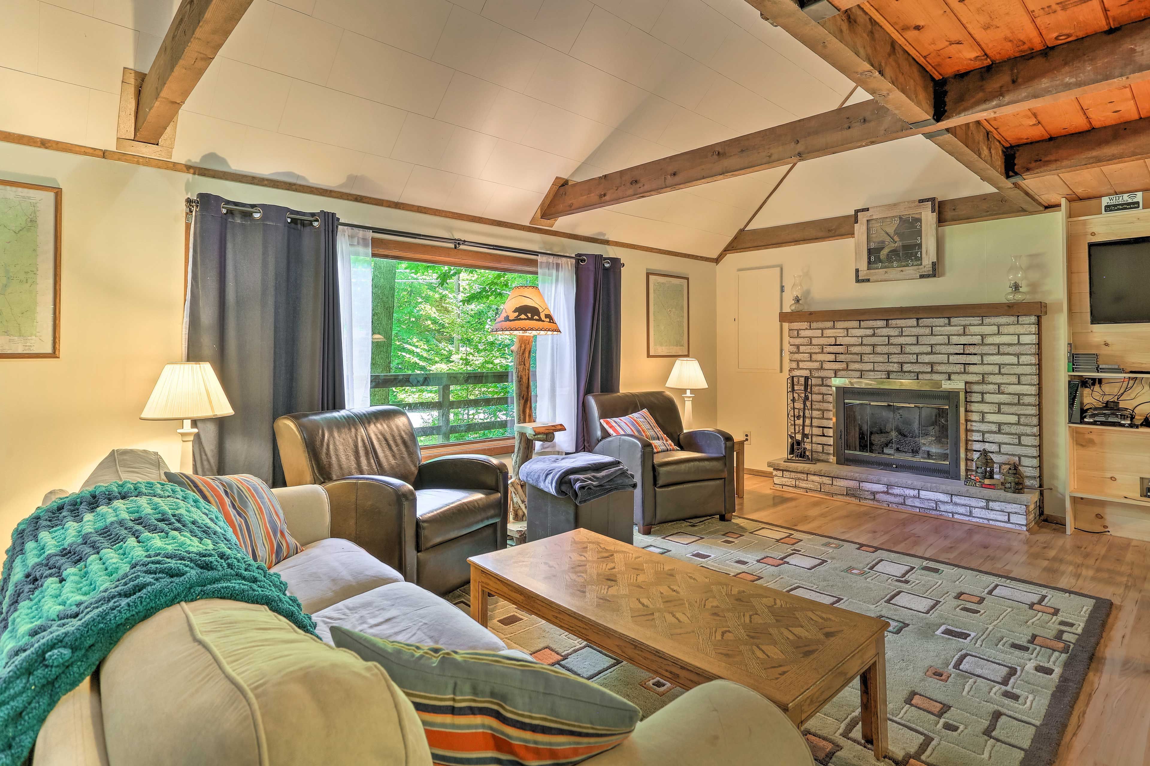 Sit by the fireside at night and spend quality time with loved ones.