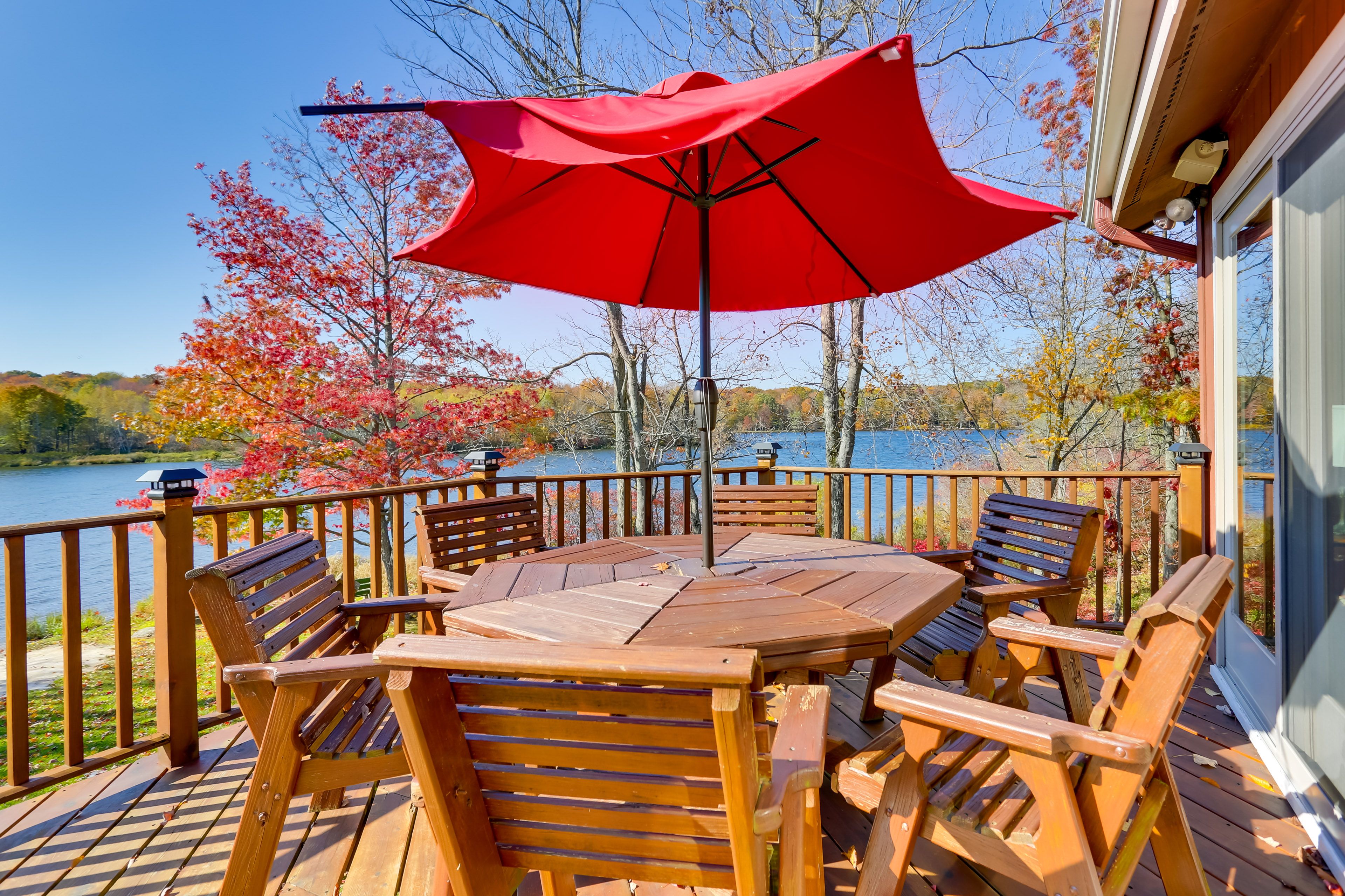 Private Deck | Dining Area | Gas Grill