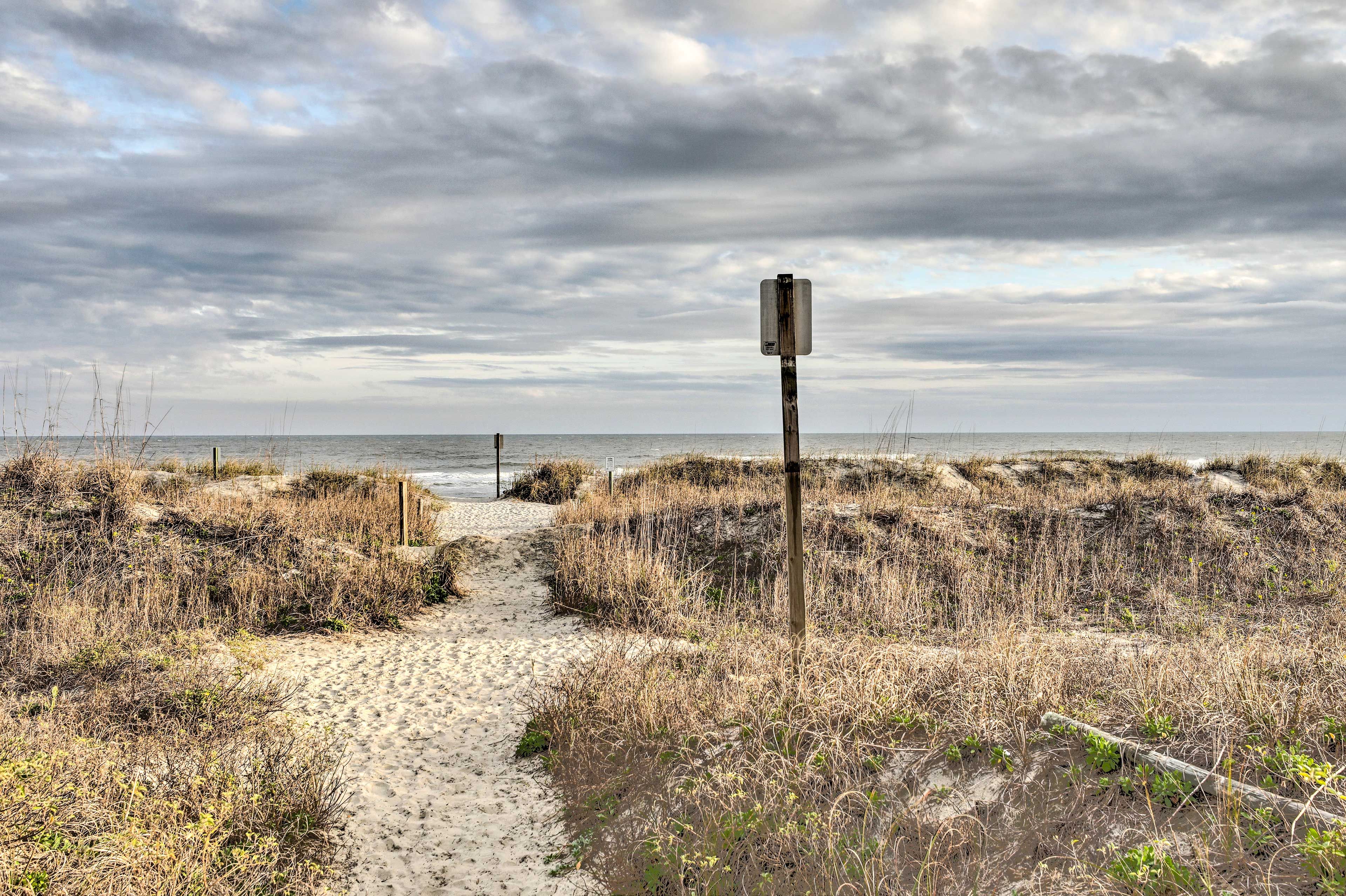 Walk to Folly Beach